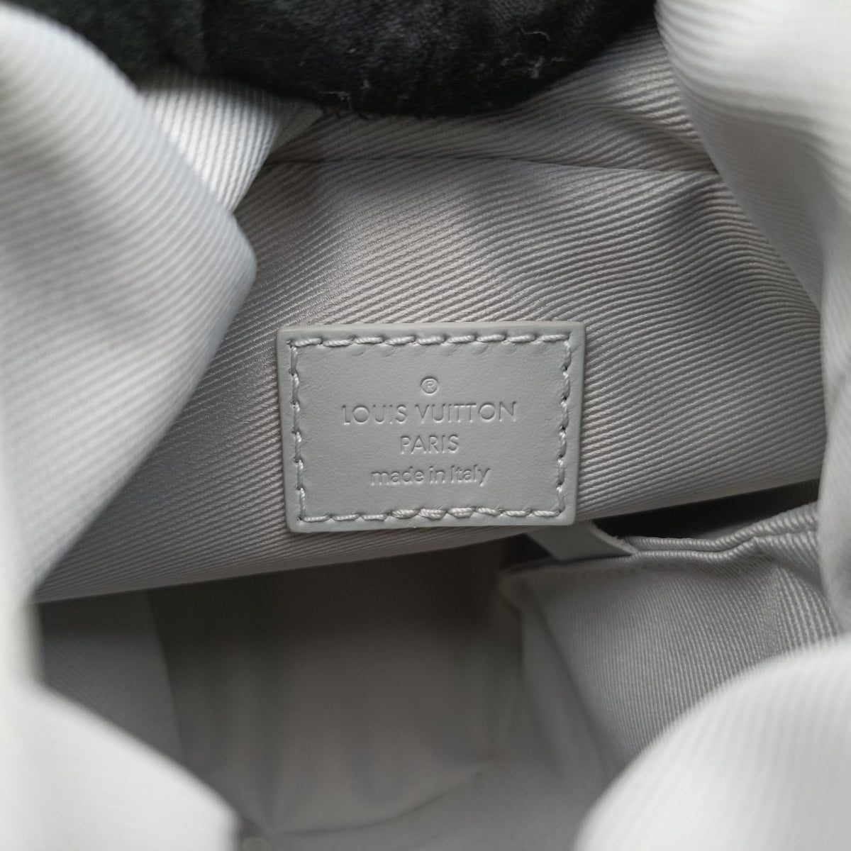 Pre-owned Louis Vuitton Logo Chalk Nano Bag BLANC Monogram Canvas M44631 shoulderbag | stylenewstar