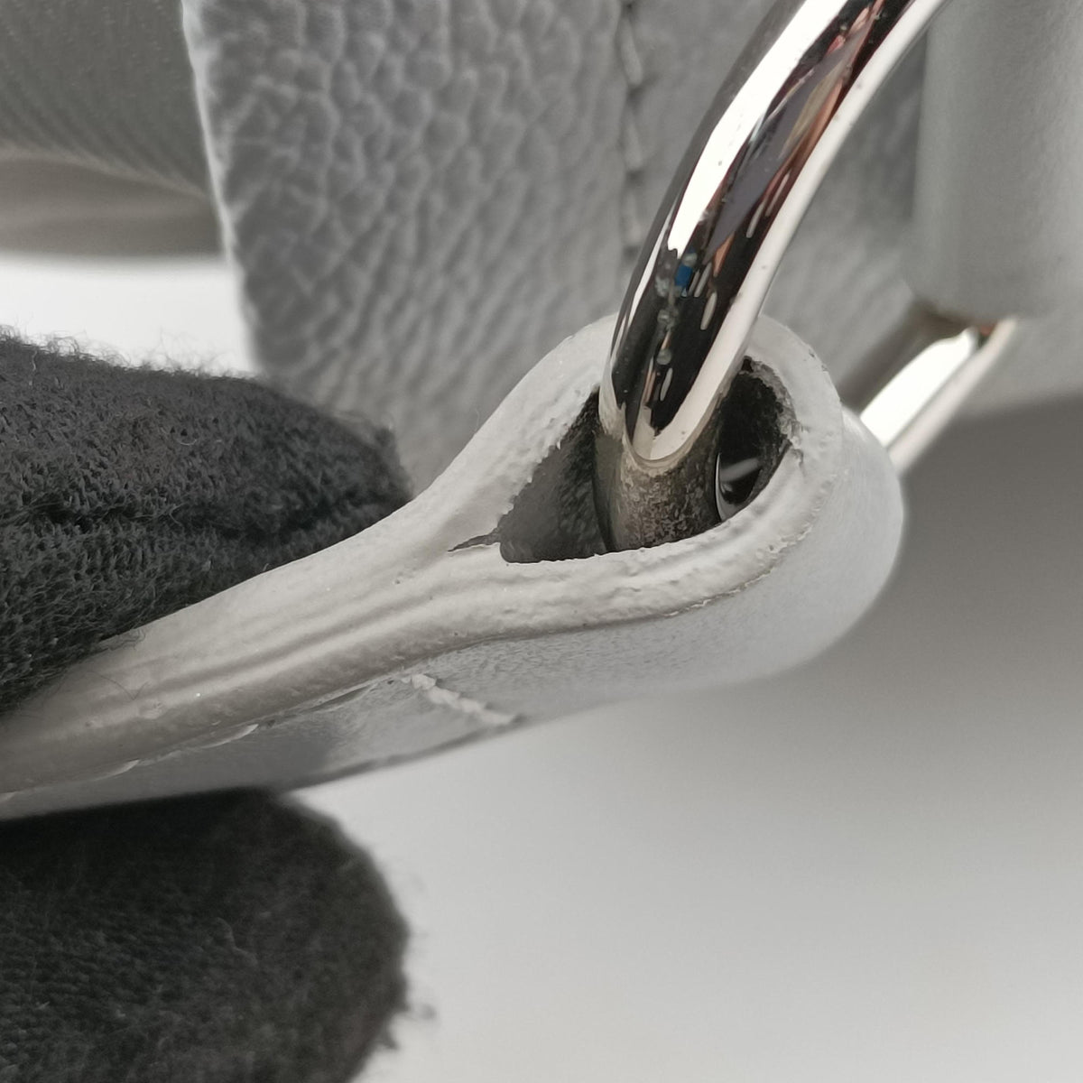 Pre-owned Louis Vuitton Logo Chalk Nano Bag BLANC Monogram Canvas M44631 shoulderbag | stylenewstar