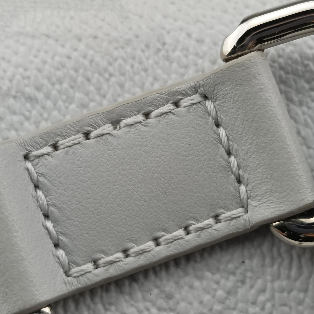 Pre-owned Louis Vuitton Logo Chalk Nano Bag BLANC Monogram Canvas M44631 shoulderbag | stylenewstar