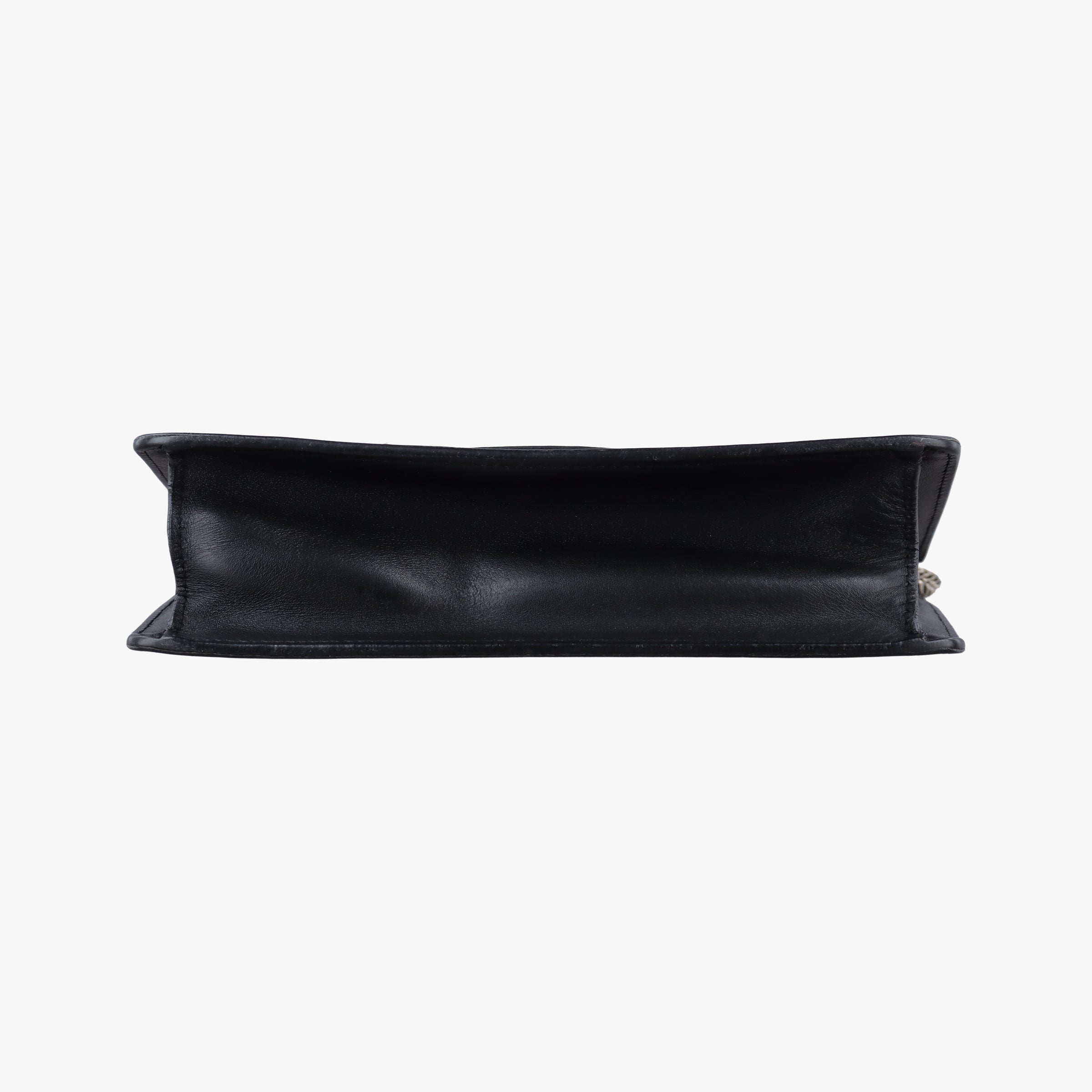 Pre-owned Yves Saint Laurent Small Betty Flap Black × White Leather 314516 shoulderbag | stylenewstar