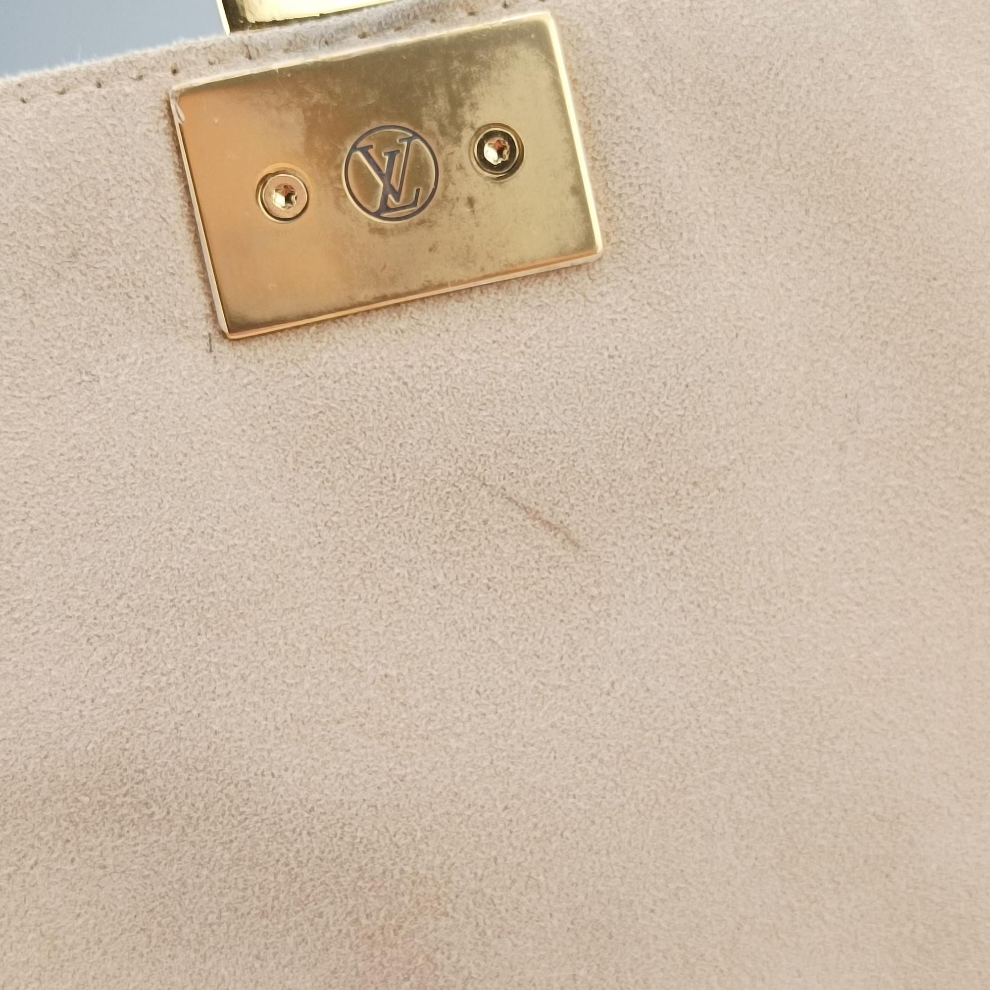 Secondhand Louis Vuitton MARIGNAN brown×Gray×Black Monogram Canvas×calf leather×Snake skin N95750 shoulderbag | stylenewstar