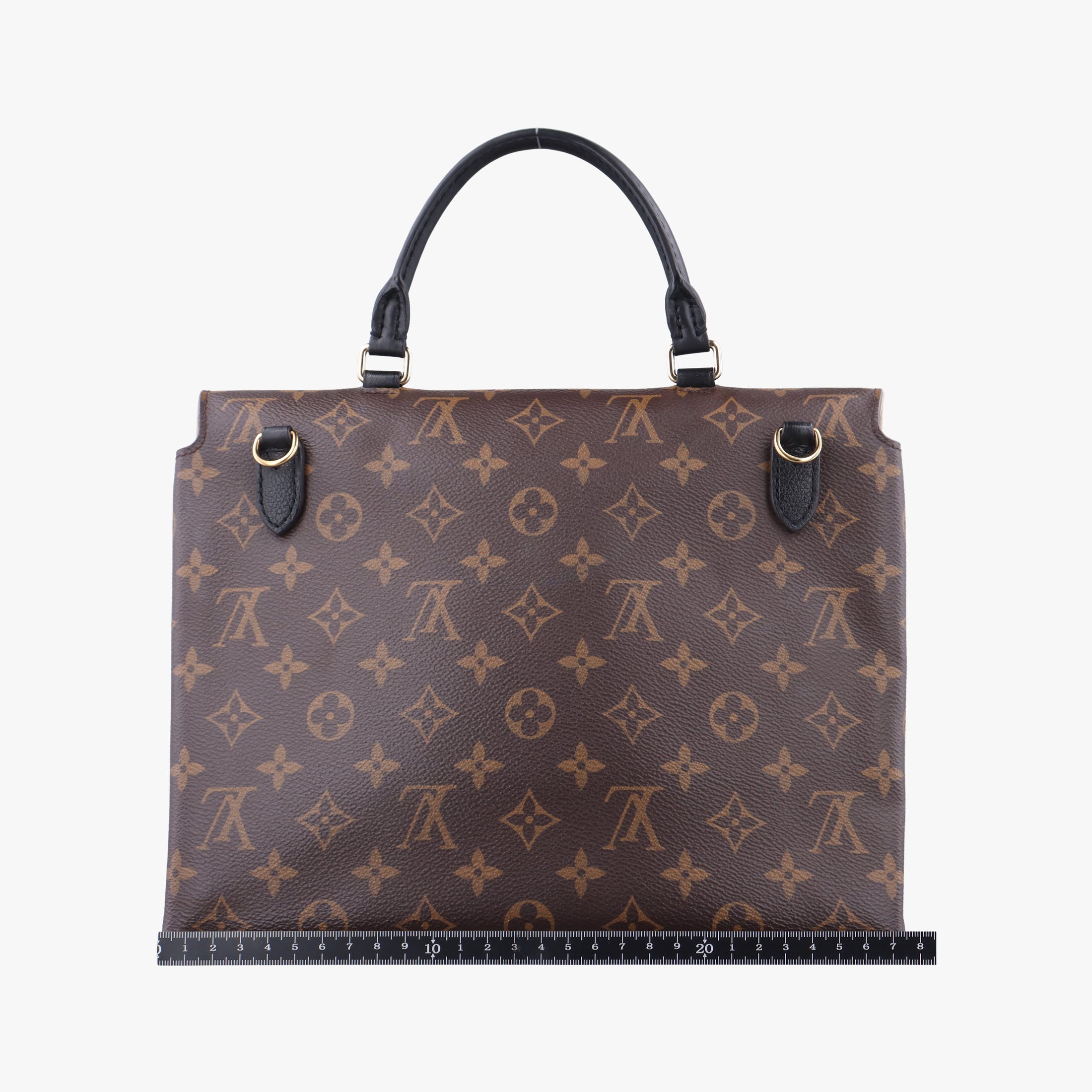 Secondhand Louis Vuitton MARIGNAN brown×Gray×Black Monogram Canvas×calf leather×Snake skin N95750 shoulderbag | stylenewstar