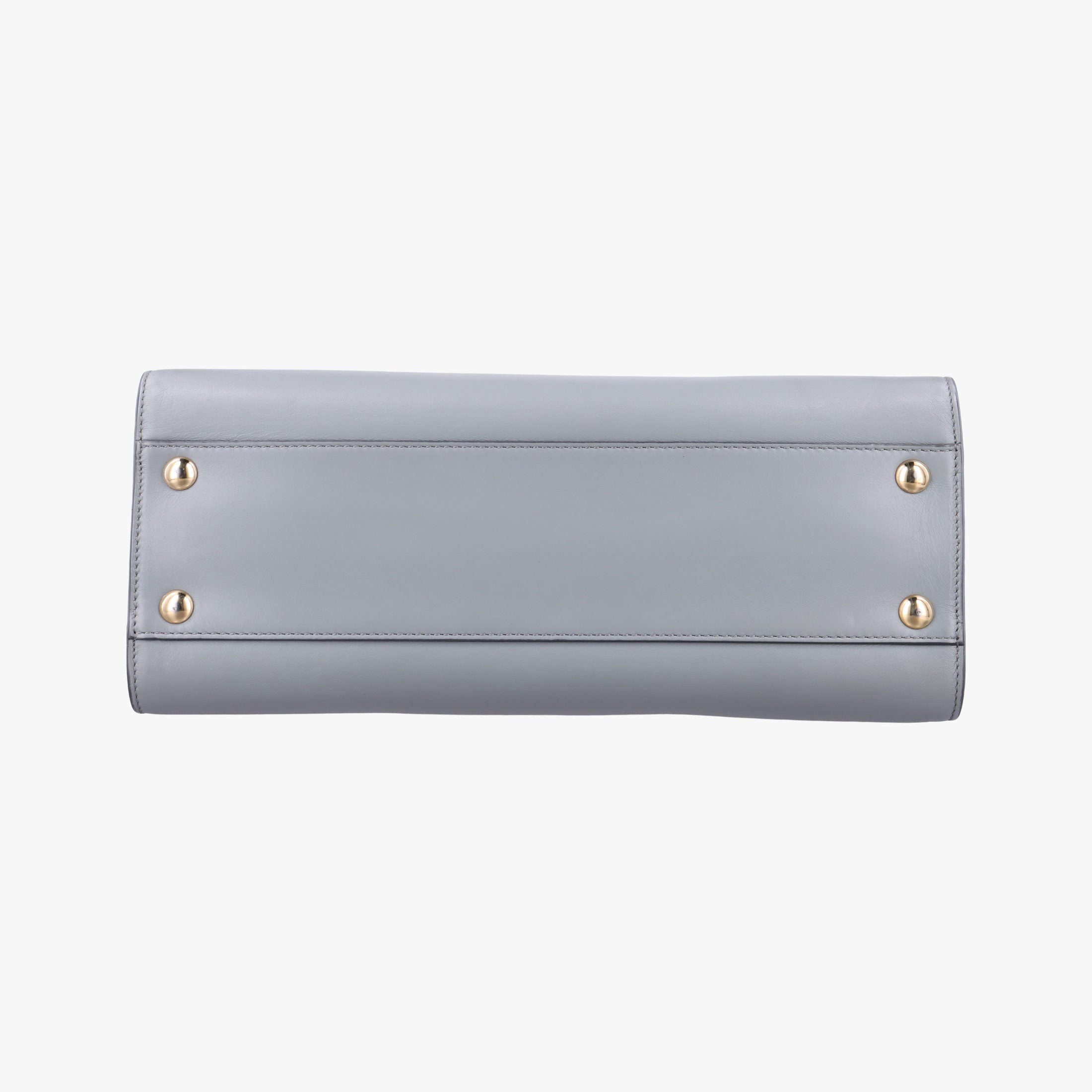 Pre-owned Ferragamo Gancini Juliet Grey leather  handbag | stylenewstar
