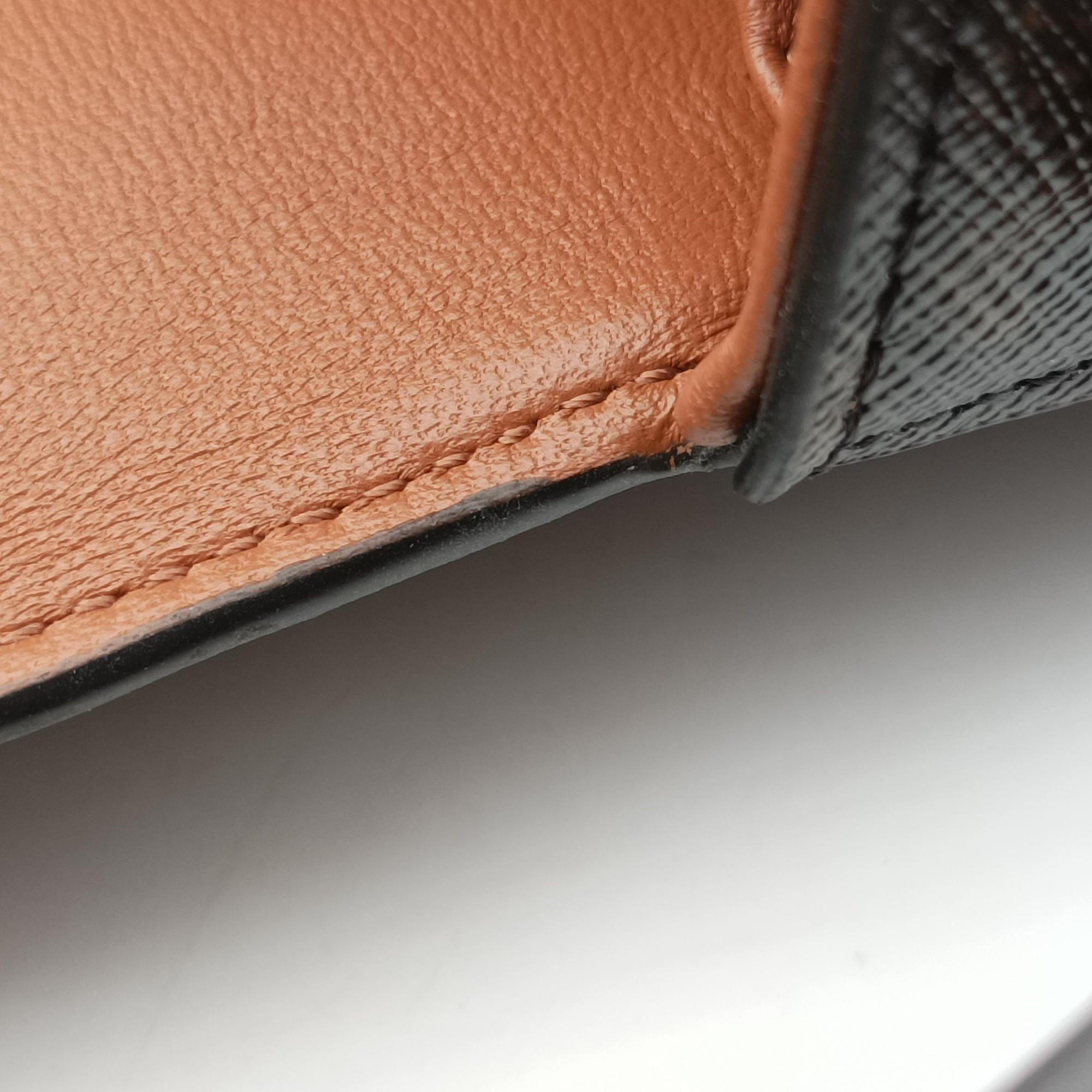 Pre-owned Celine TRIOMPHE Brown PVC coated canvas  shoulderbag | stylenewstar