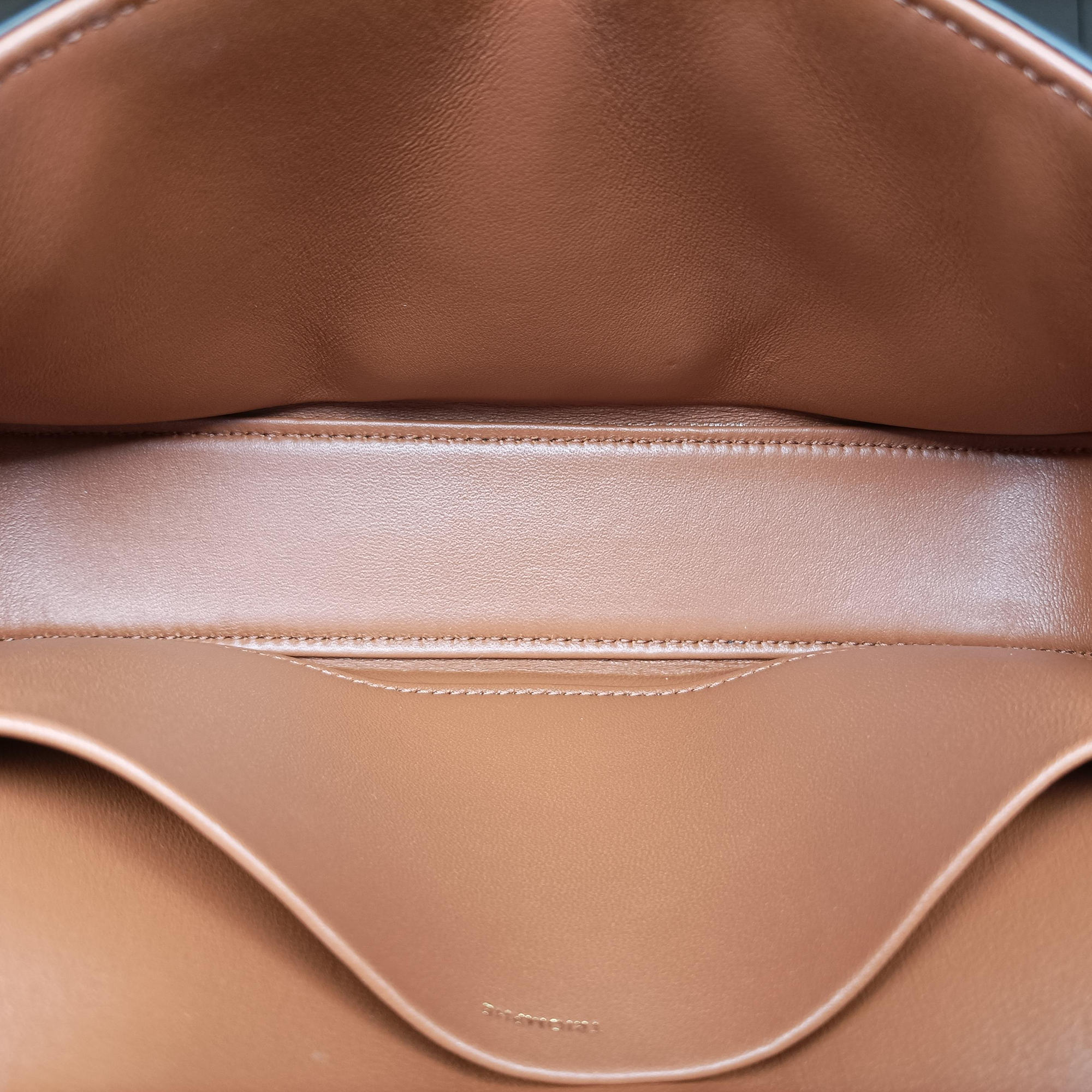 Pre-owned Celine TRIOMPHE Brown PVC coated canvas  shoulderbag | stylenewstar