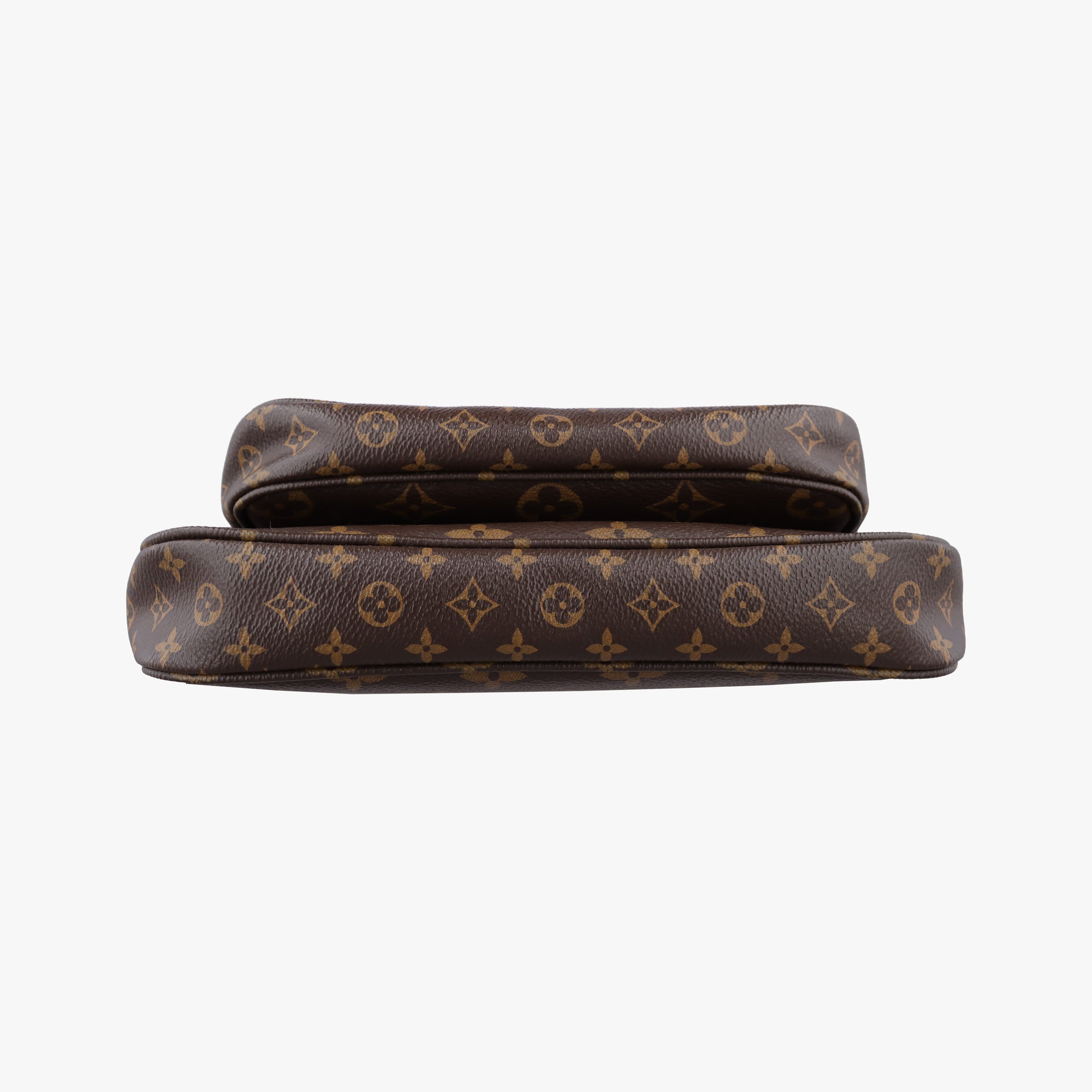 Secondhand Louis Vuitton MULTI POCHETTE ACCESSOIRES MARRON×ROSE CLAIRE Monogram Canvas M44840 shoulderbag | stylenewstar