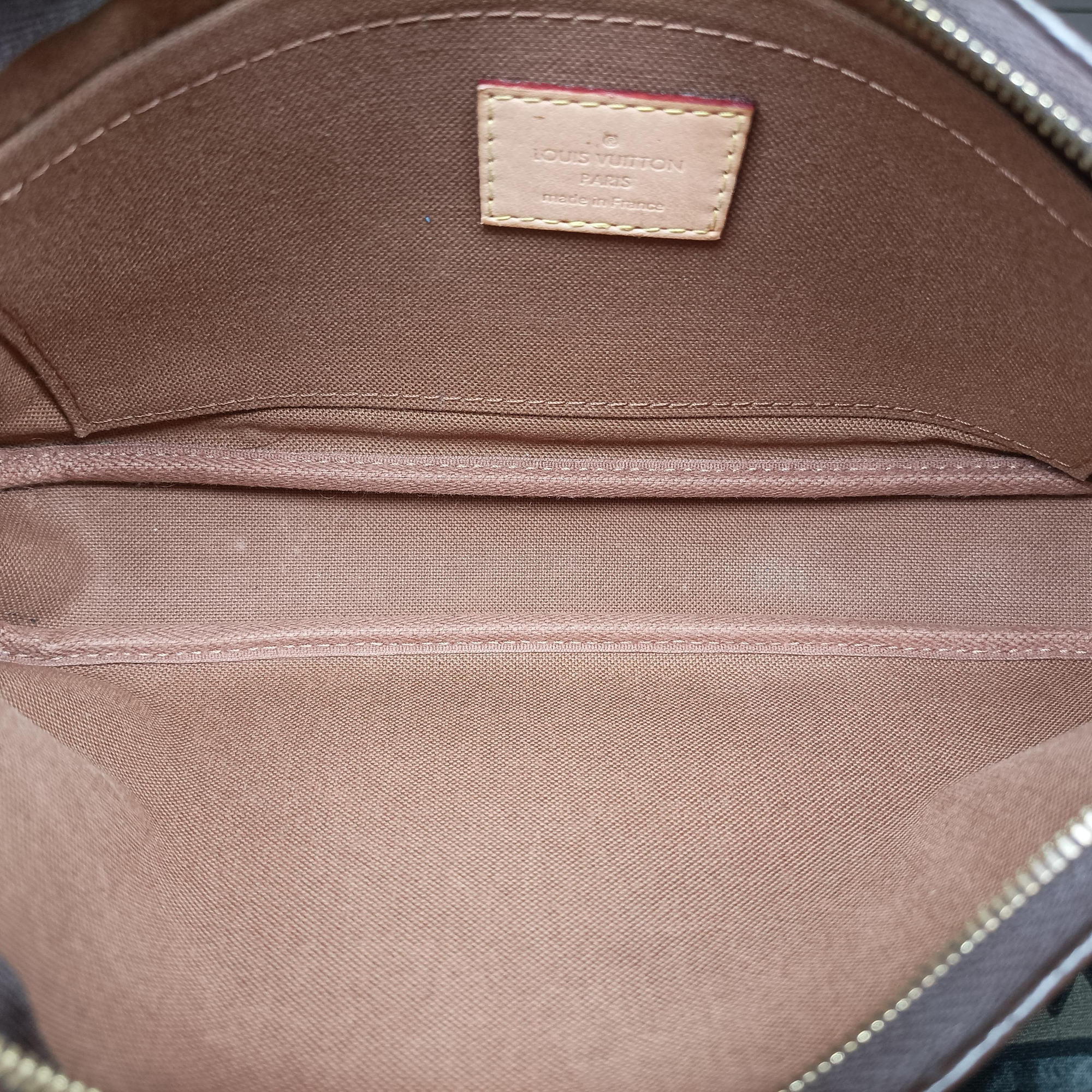 Secondhand Louis Vuitton MULTI POCHETTE ACCESSOIRES MARRON×ROSE CLAIRE Monogram Canvas M44840 shoulderbag | stylenewstar