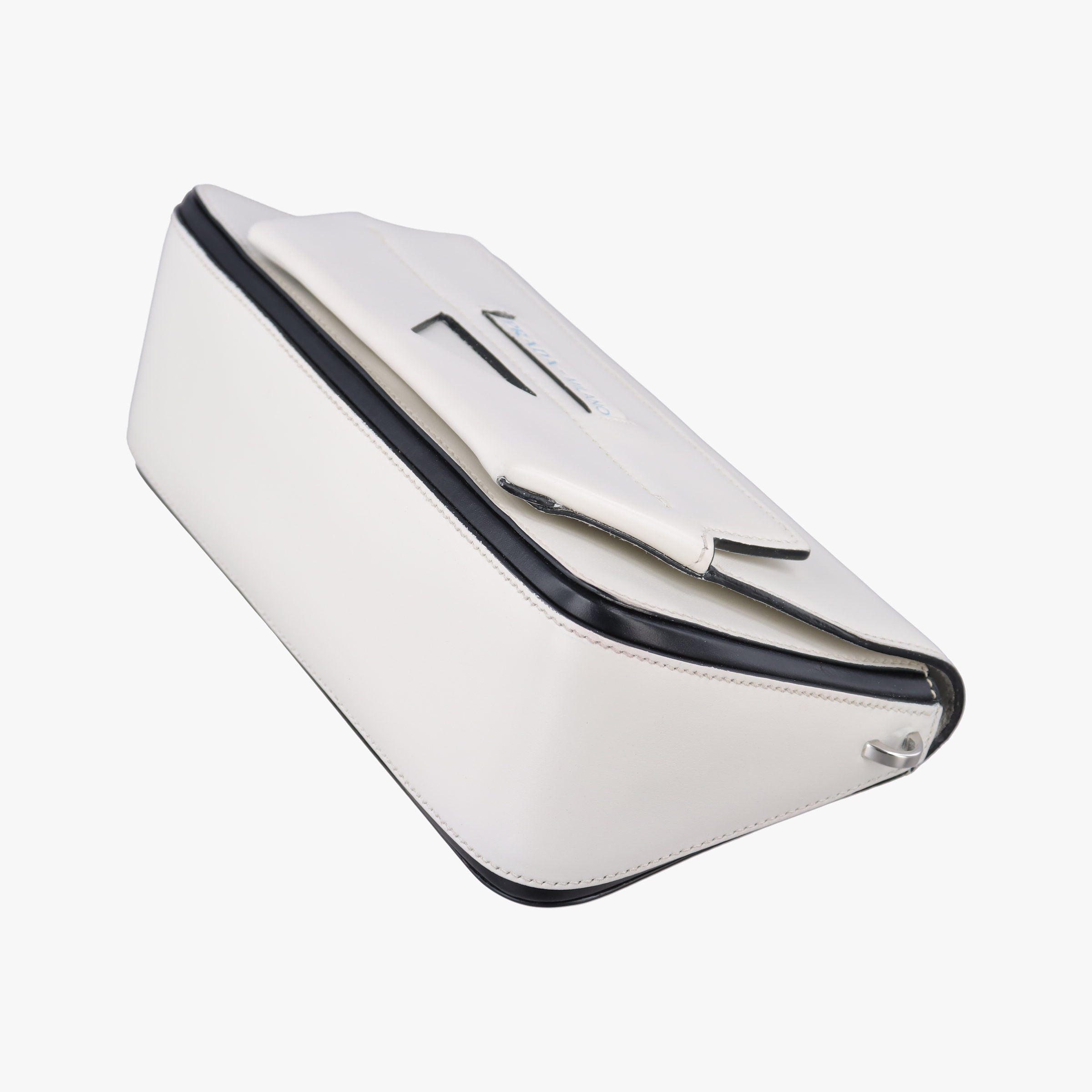 Vintage Prada Manuelle White Leather  handbag | stylenewstar