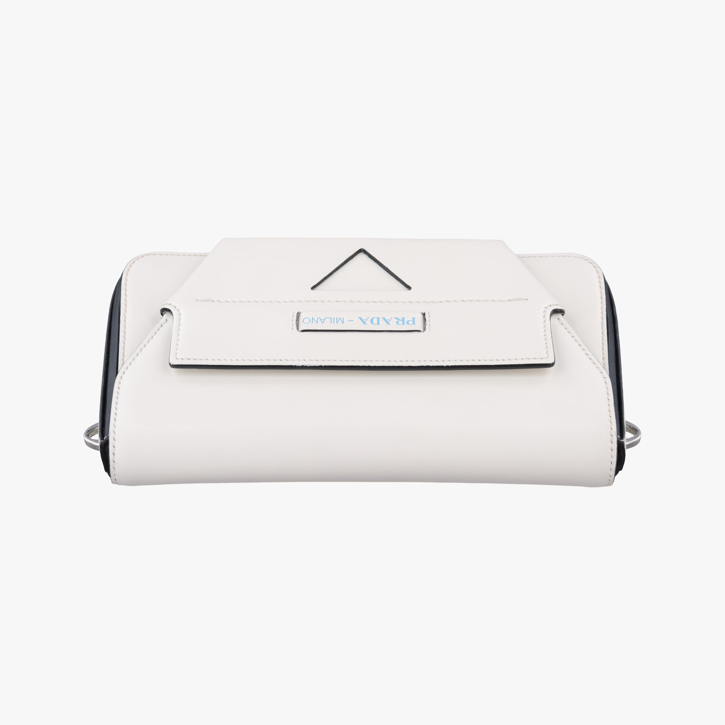 Vintage Prada Manuelle White Leather  handbag | stylenewstar