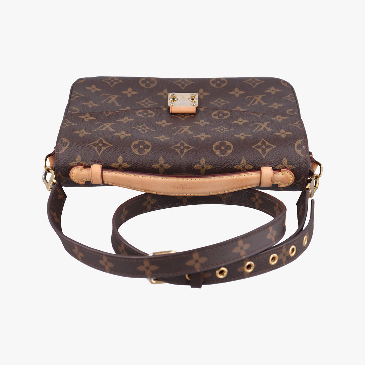 Pre-owned Louis Vuitton Pochette Metis MM Brown Monogram Canvas M44875 shoulderbag | stylenewstar