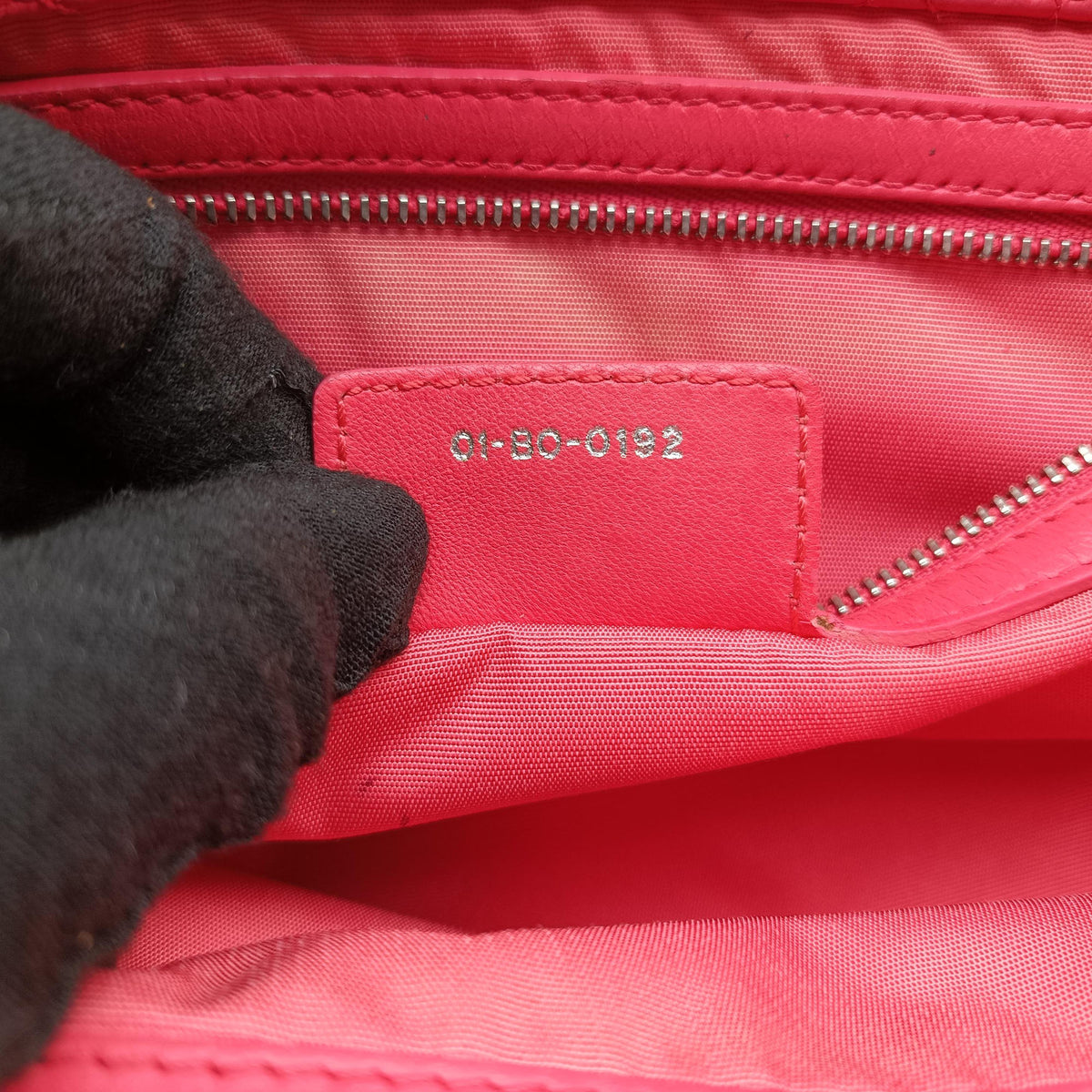 Secondhand Christian Dior Cannage Dior Soft Shopping Pink lambskin  handbag | stylenewstar