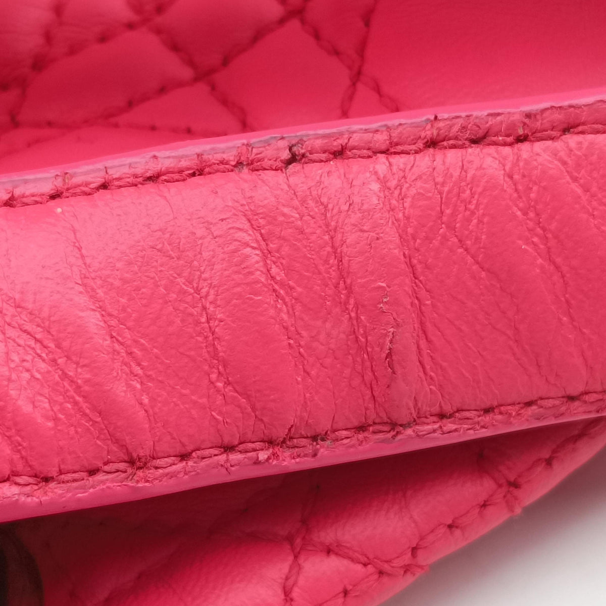 Secondhand Christian Dior Cannage Dior Soft Shopping Pink lambskin  handbag | stylenewstar