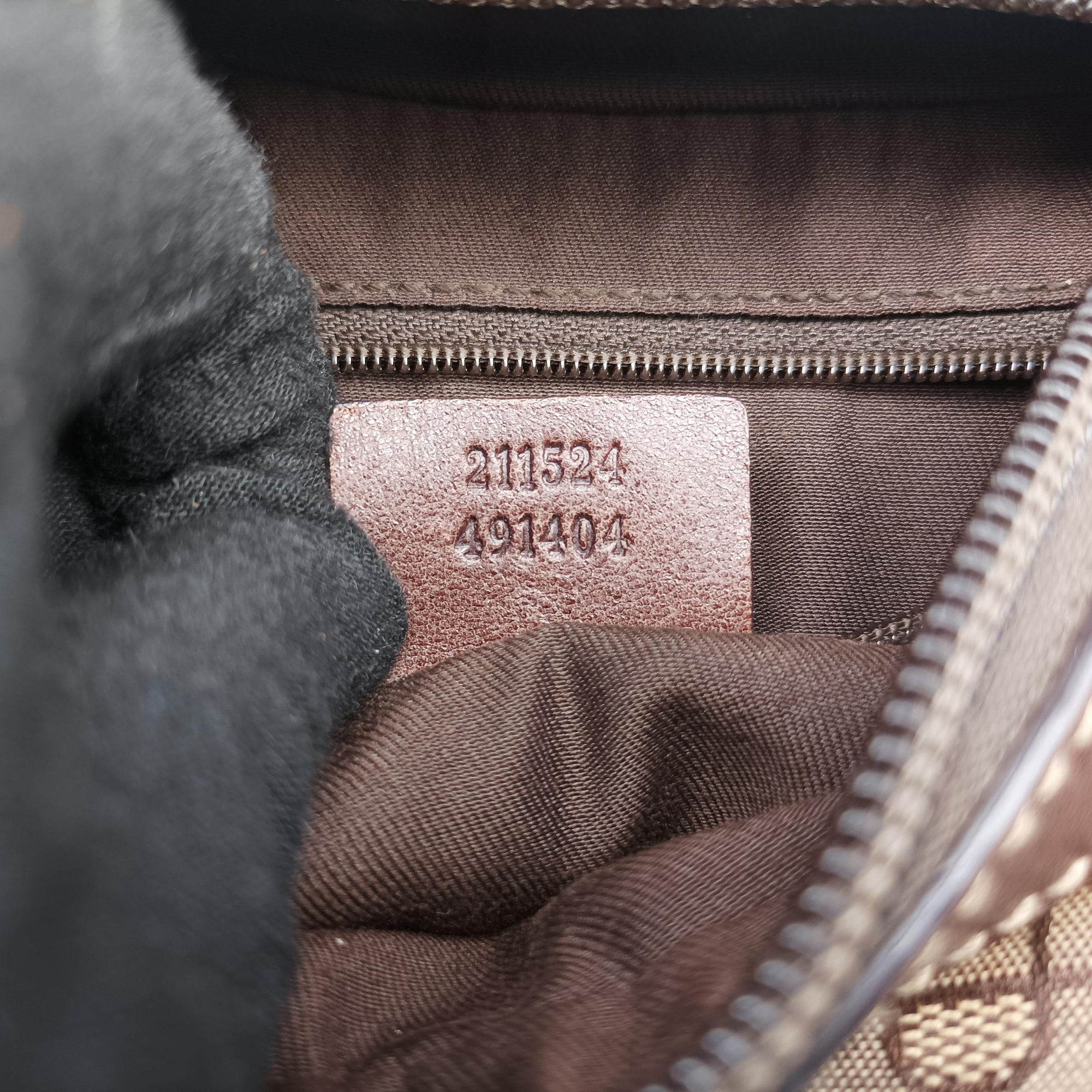 Pre-owned Gucci Horsebit print hobo Brown Canvas×Leather 211524 handbag | stylenewstar