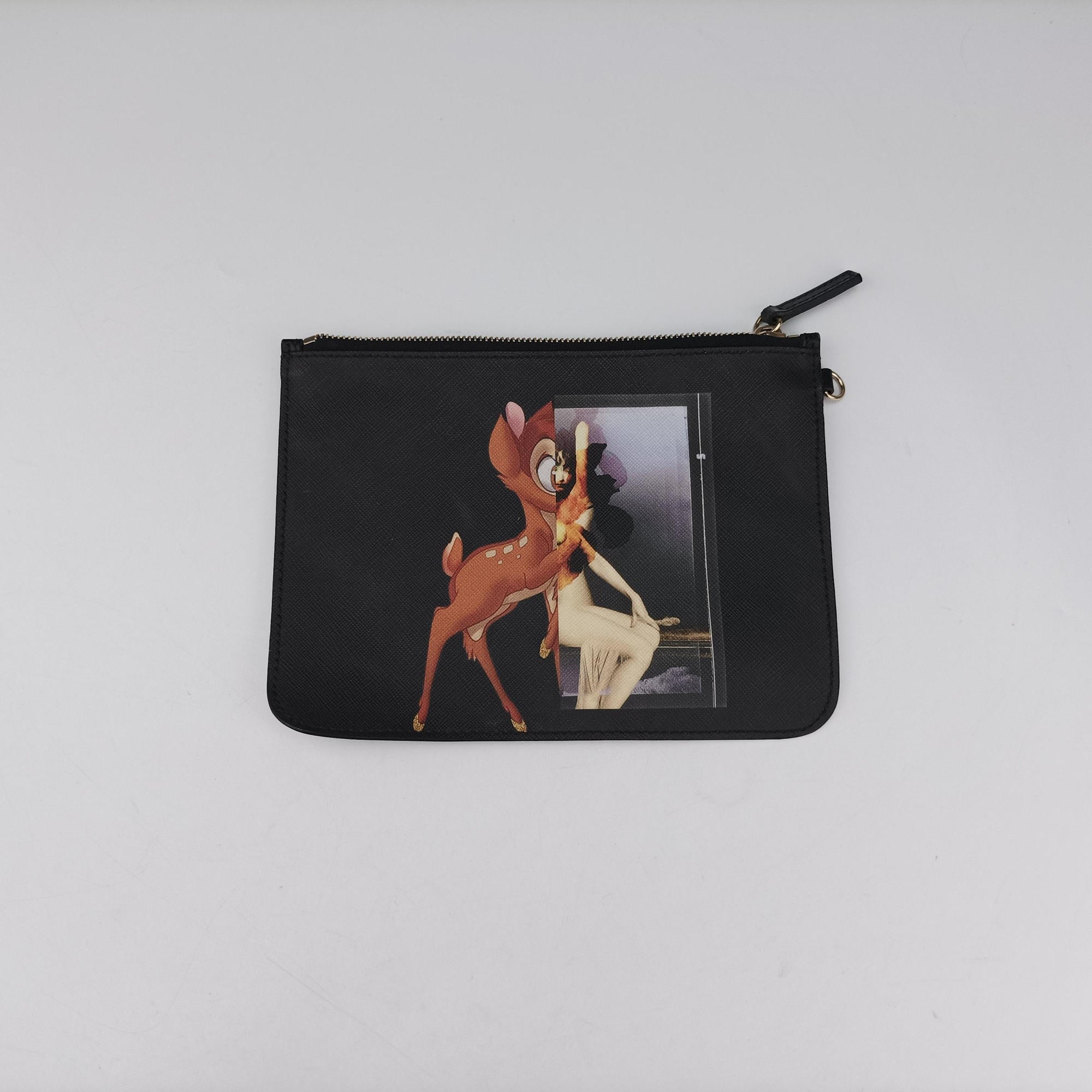 Vintage Givenchy Bambi Print Antigona tote Black Leather  handbag | stylenewstar