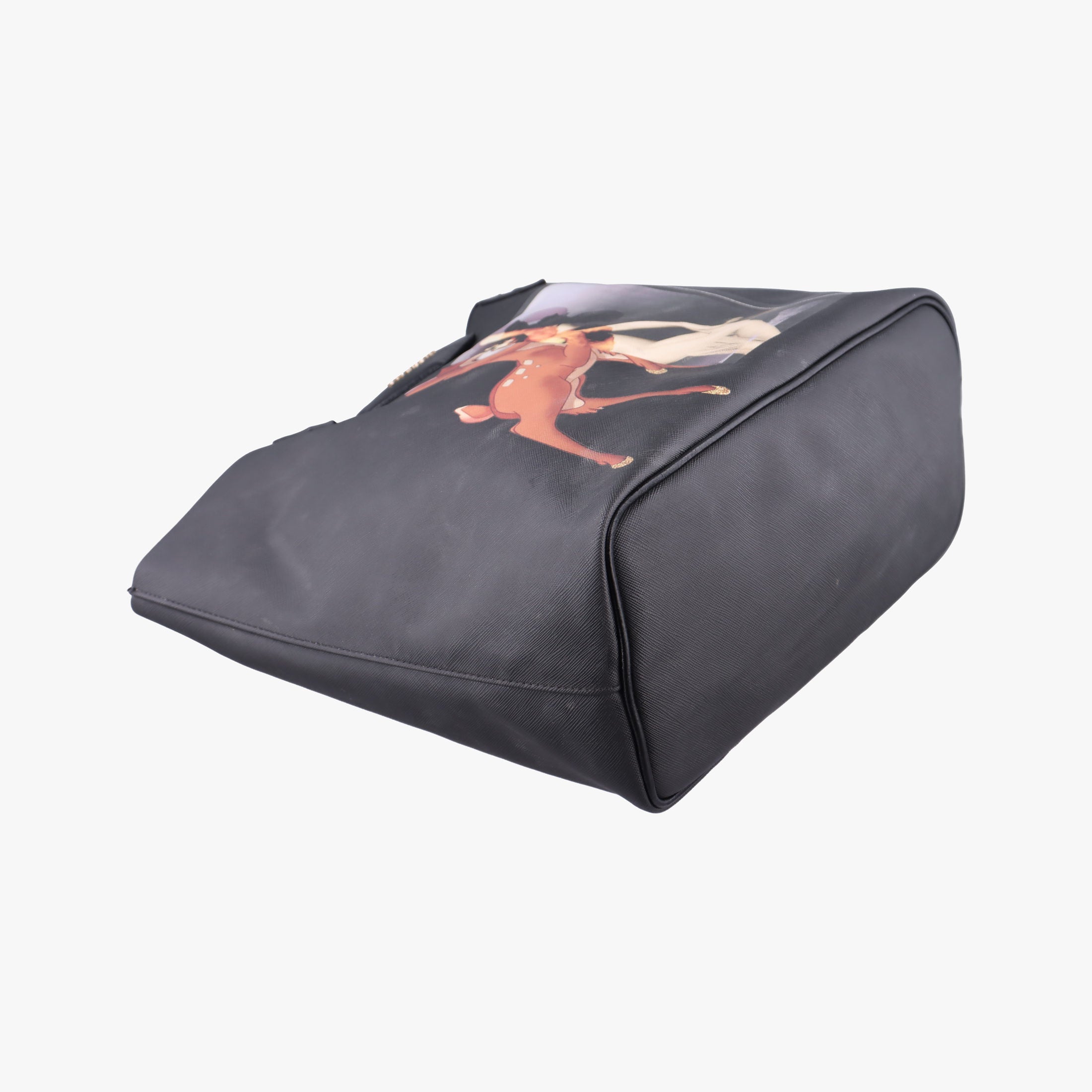 Vintage Givenchy Bambi Print Antigona tote Black Leather  handbag | stylenewstar