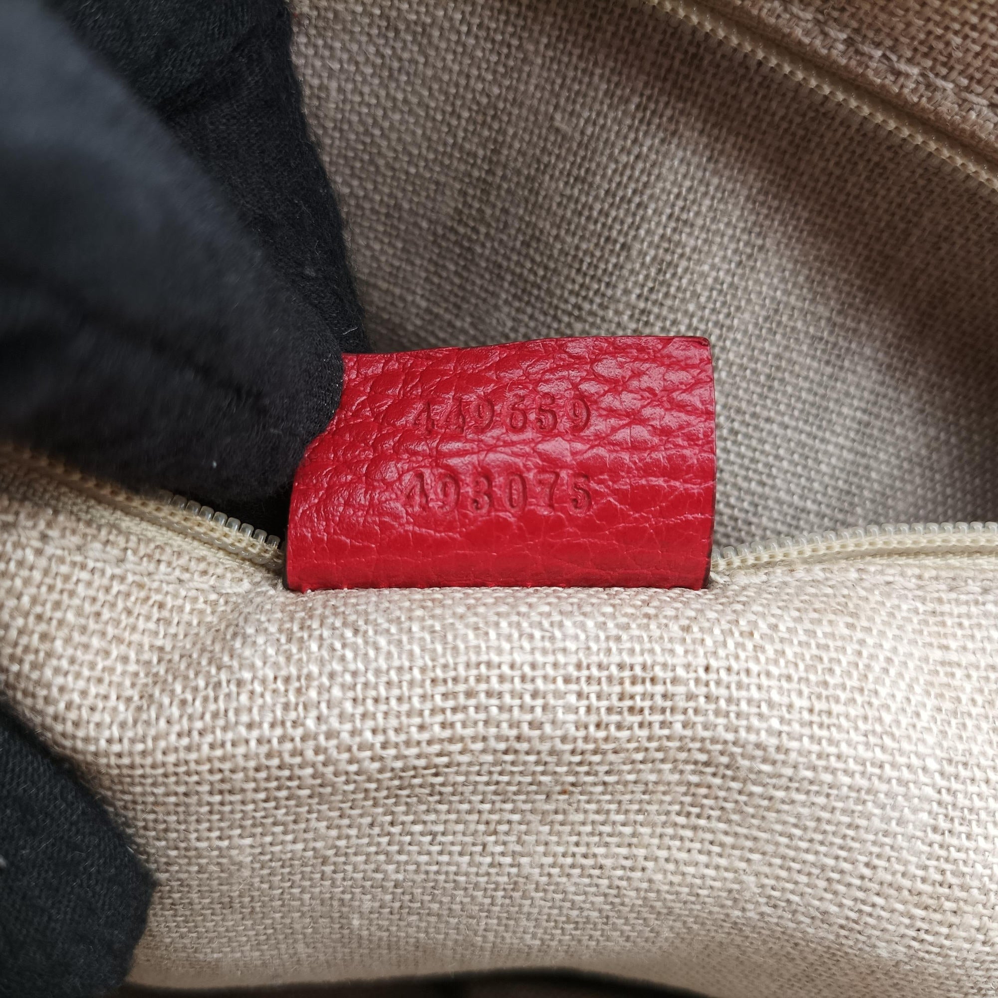 Pre-owned Gucci interlocking G Charmy Red Leather 449659 shoulderbag | stylenewstar