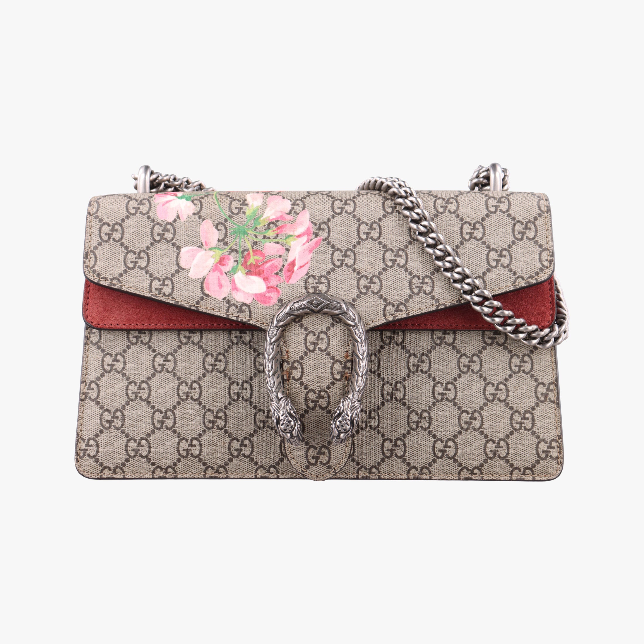 Vintage Gucci Dionysus Beige×Red×Multicolour PVC coated canvas × suede 400249 shoulderbag | stylenewstar