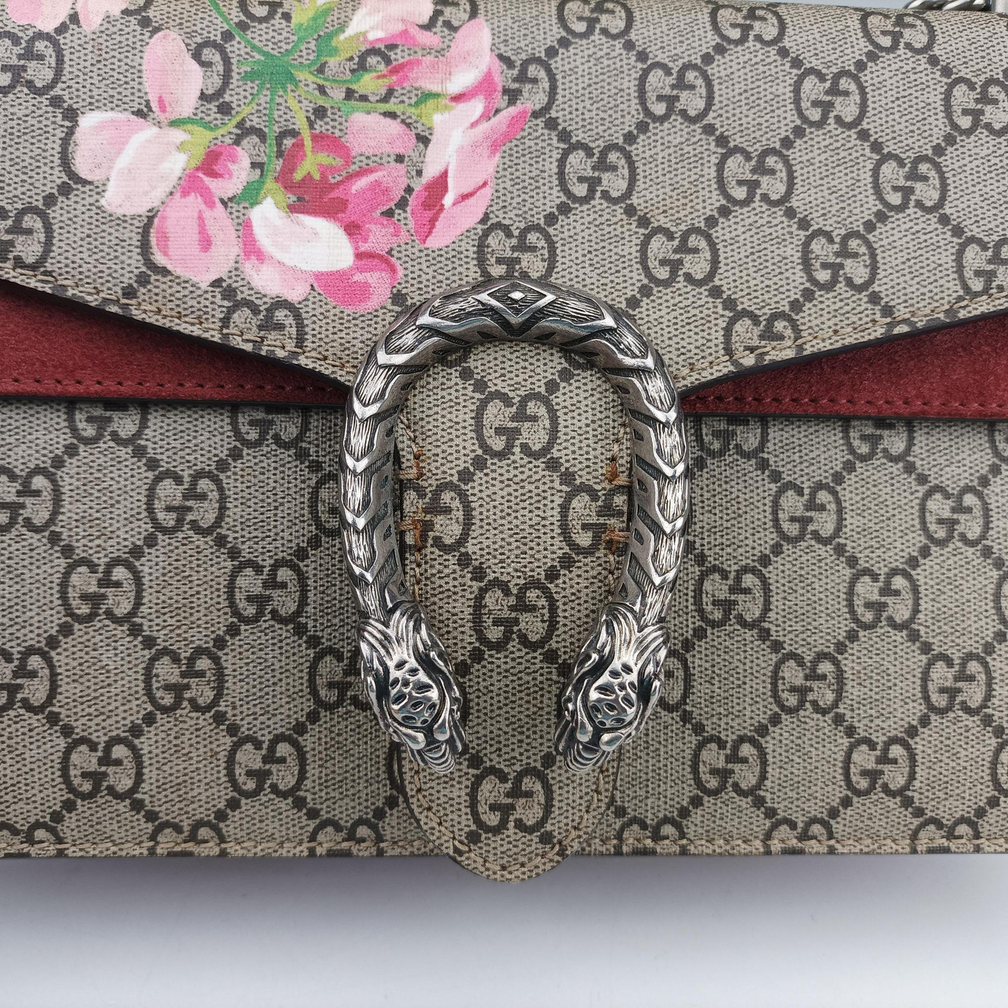 Vintage Gucci Dionysus Beige×Red×Multicolour PVC coated canvas × suede 400249 shoulderbag | stylenewstar