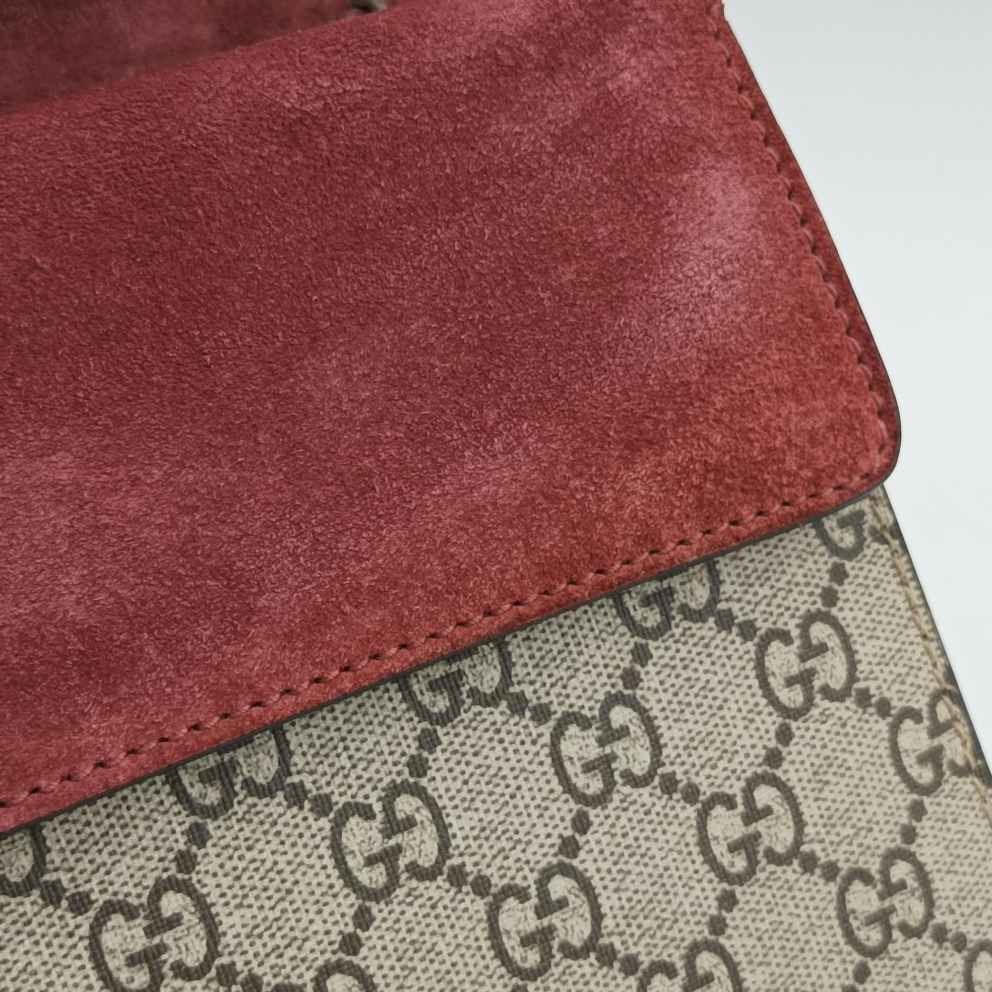 Vintage Gucci Dionysus Beige×Red×Multicolour PVC coated canvas × suede 400249 shoulderbag | stylenewstar