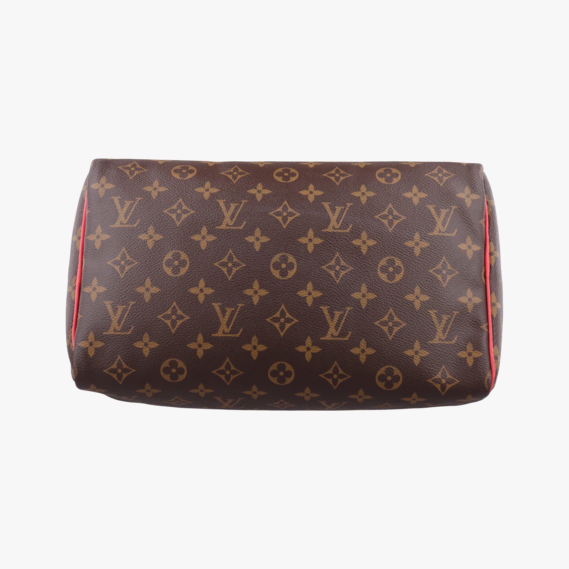 Pre-owned Louis Vuitton SPEEDY30 brown×Flamingo Monogram Totem M41665 handbag | stylenewstar