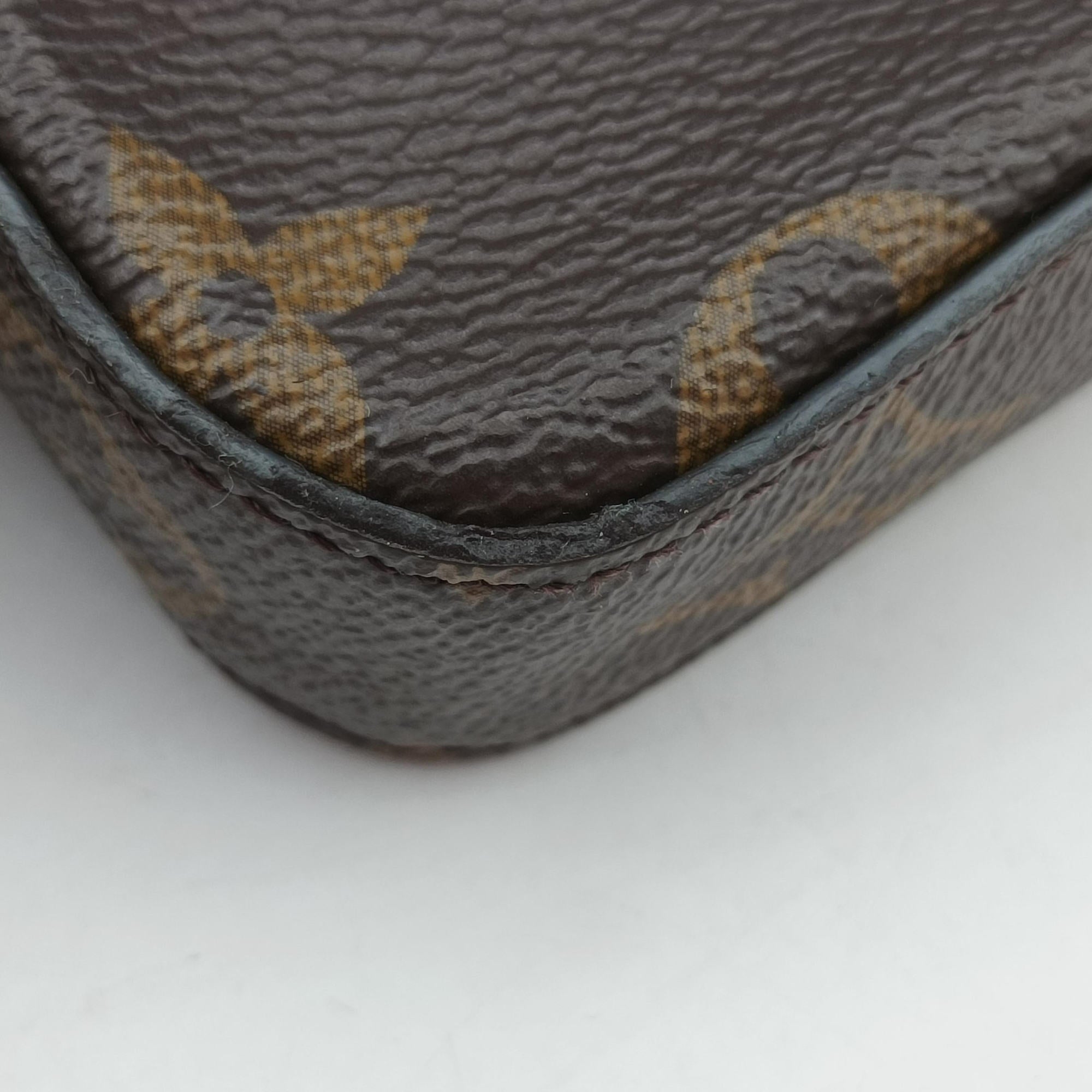 Pre-owned Louis Vuitton Pochette Felicie Brown Monogram Canvas M61276 shoulderbag | stylenewstar