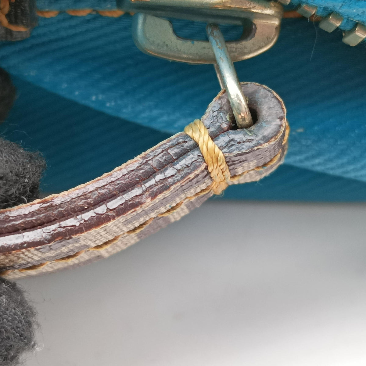 Secondhand Fendi Zucca Zucchino Mixed Brown×Blue PVC coated canvas 8BL096 handbag | stylenewstar