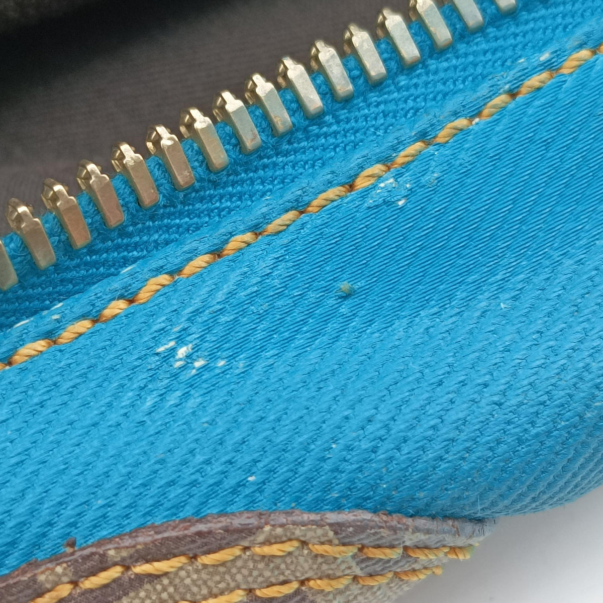 Secondhand Fendi Zucca Zucchino Mixed Brown×Blue PVC coated canvas 8BL096 handbag | stylenewstar