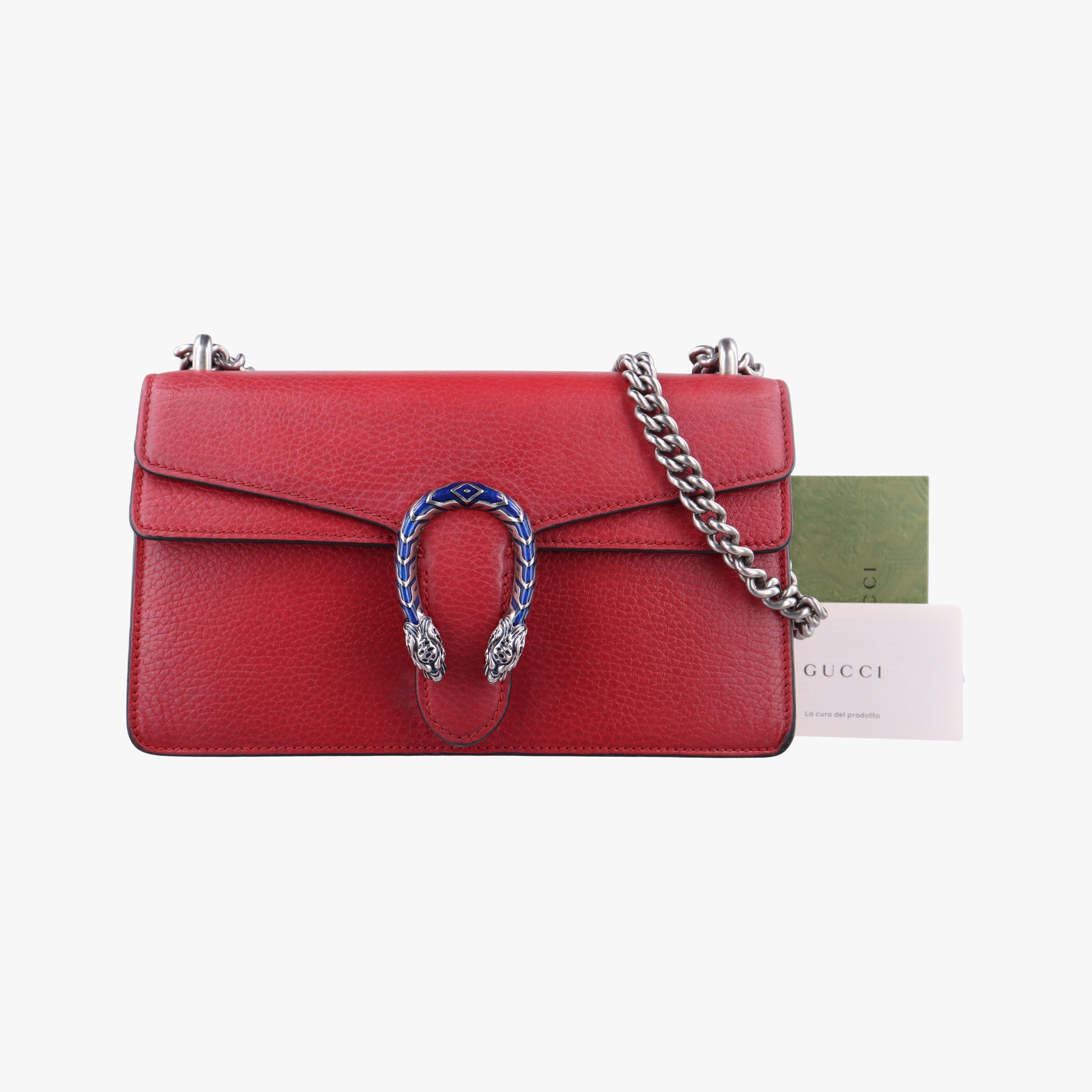 Secondhand Gucci Dionysus Red Leather 499623 shoulderbag | stylenewstar