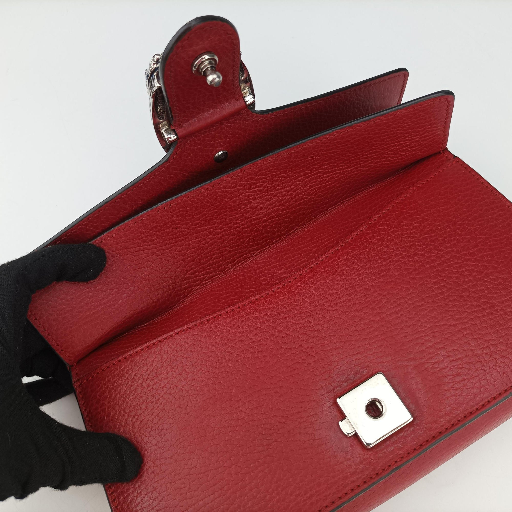 Secondhand Gucci Dionysus Red Leather 499623 shoulderbag | stylenewstar