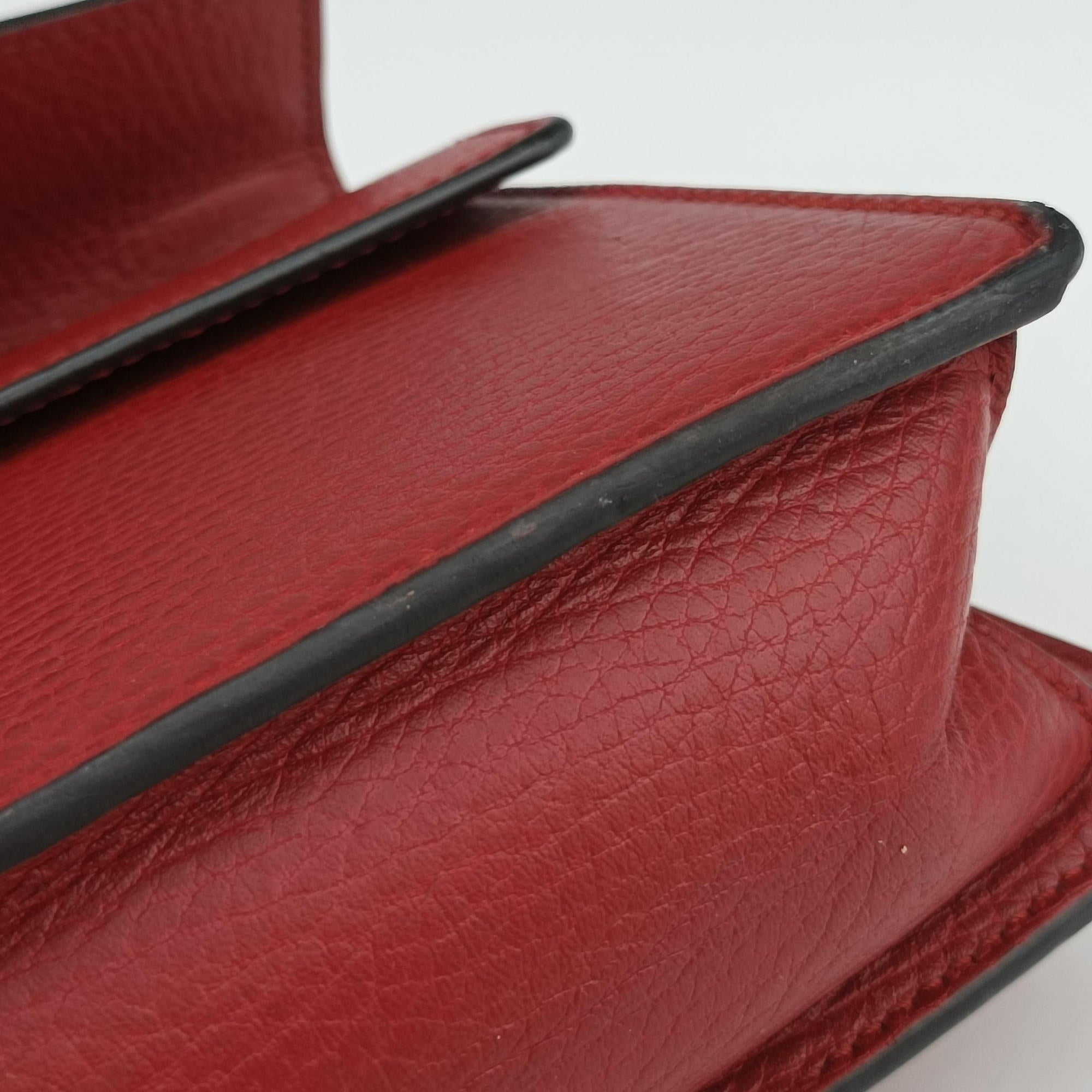 Secondhand Gucci Dionysus Red Leather 499623 shoulderbag | stylenewstar