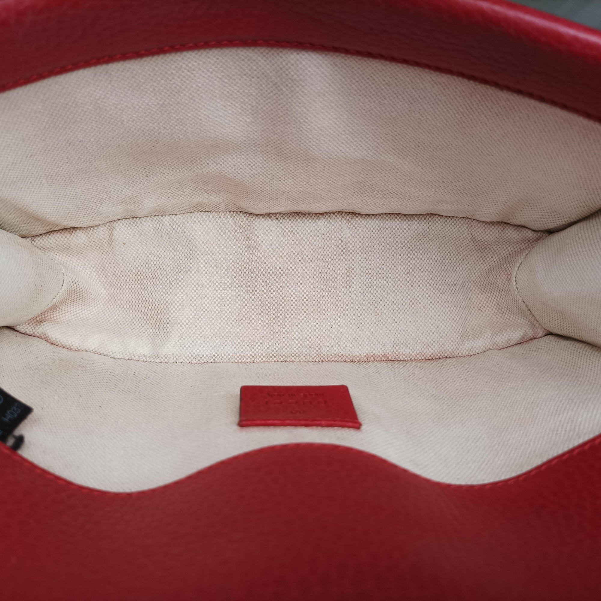 Secondhand Gucci Dionysus Red Leather 499623 shoulderbag | stylenewstar