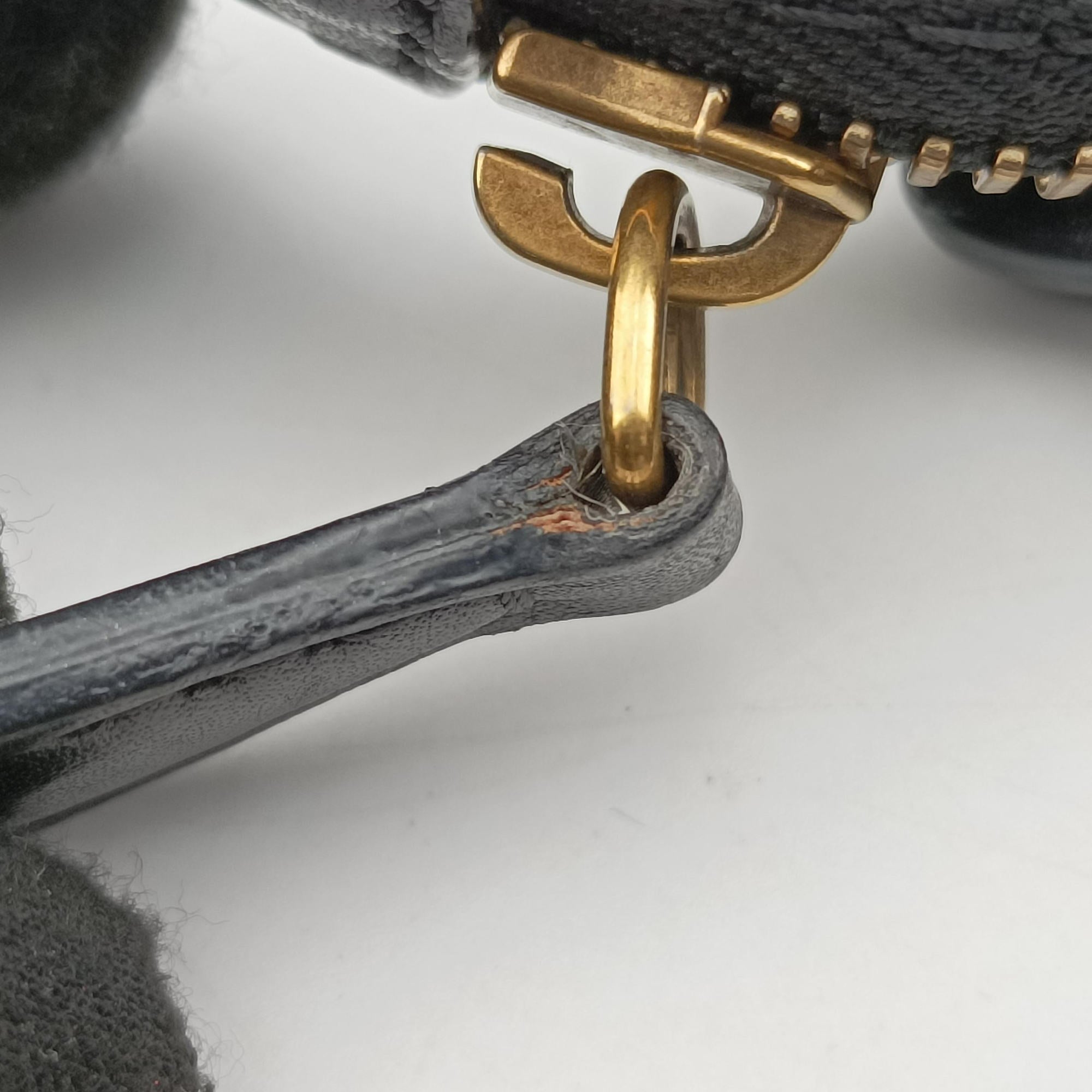 Vintage Celine Luggage Mini Shopper Beige×black×blue Suede × leather  shoulderbag | stylenewstar