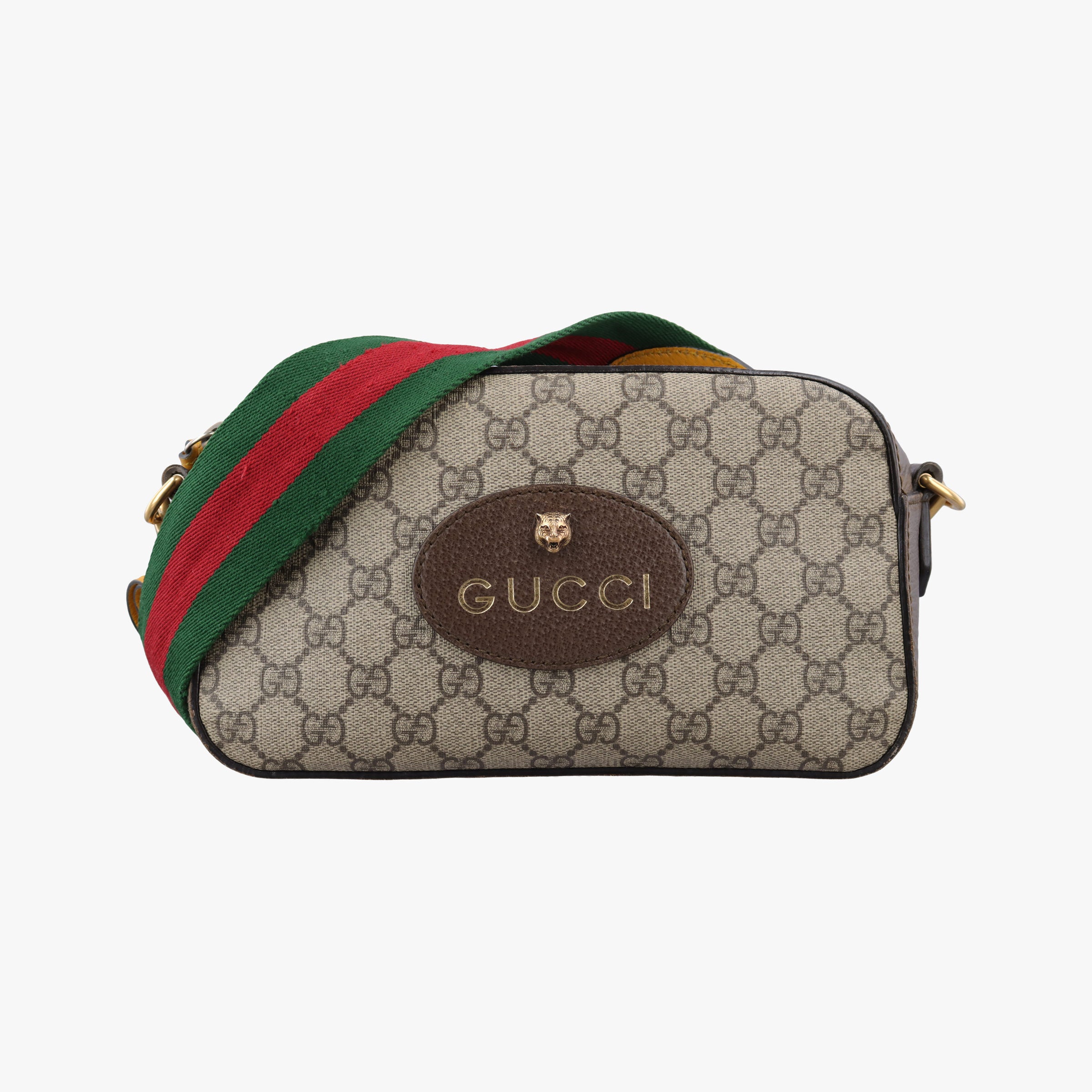 Vintage Gucci Neo Vintage Messenger Brown PVC coated canvas×Leather 476466 shoulderbag | stylenewstar