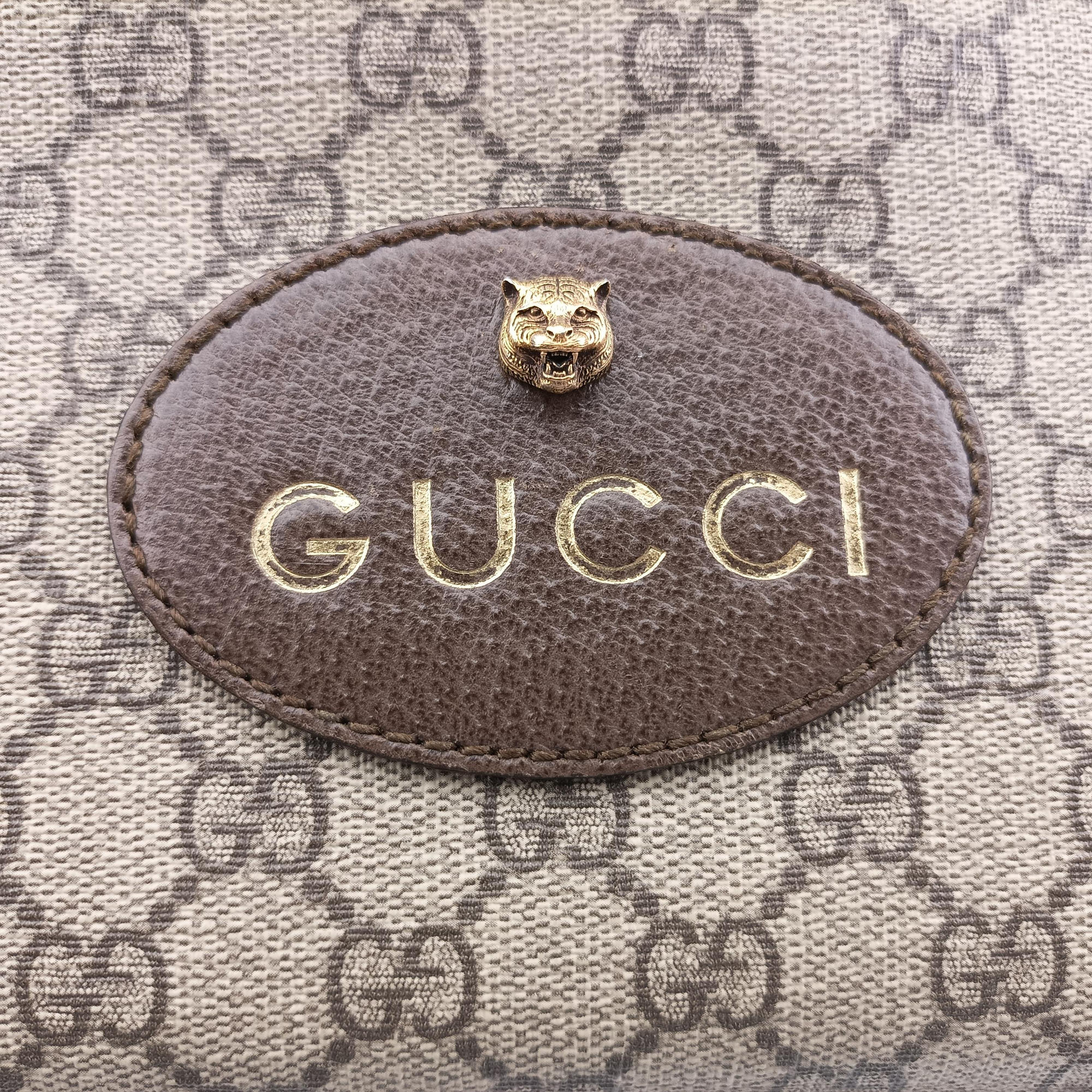 Vintage Gucci Neo Vintage Messenger Brown PVC coated canvas×Leather 476466 shoulderbag | stylenewstar