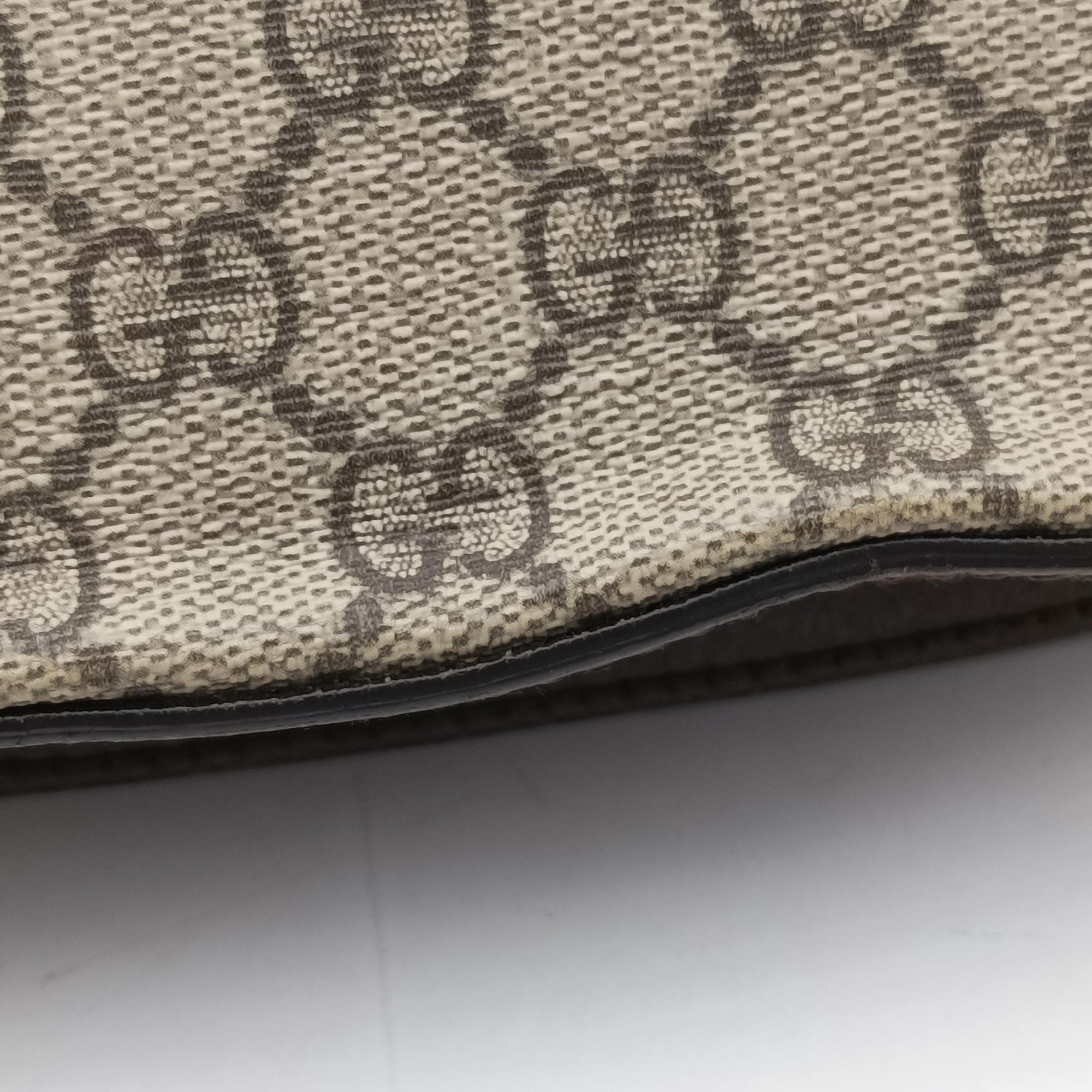 Vintage Gucci Neo Vintage Messenger Brown PVC coated canvas×Leather 476466 shoulderbag | stylenewstar