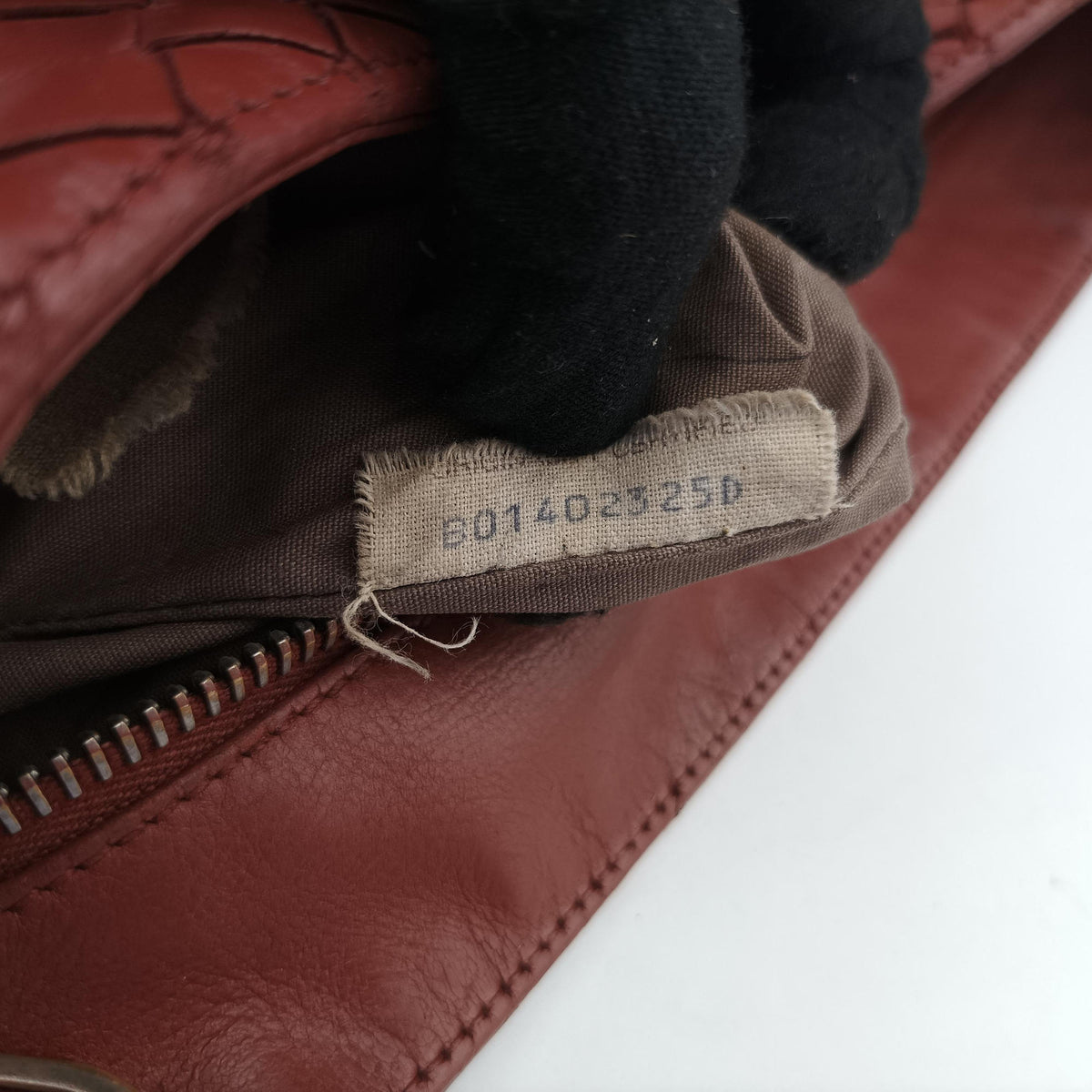 Pre-owned Bottega Veneta Intrecciato Red lambskin  shoulderbag | stylenewstar