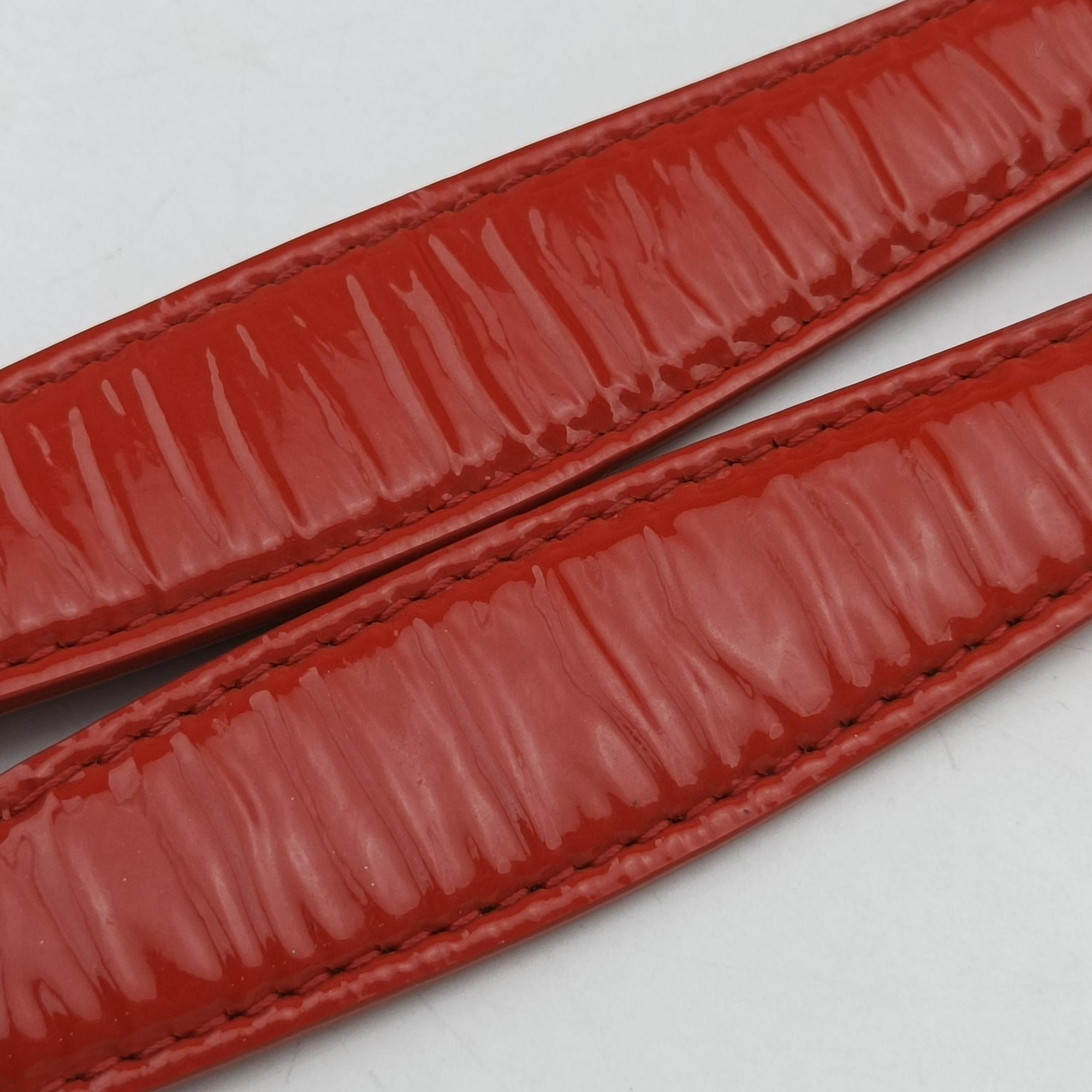 Pre-owned Bottega Veneta Intrecciato Olimpia Red lambskin  shoulderbag | stylenewstar