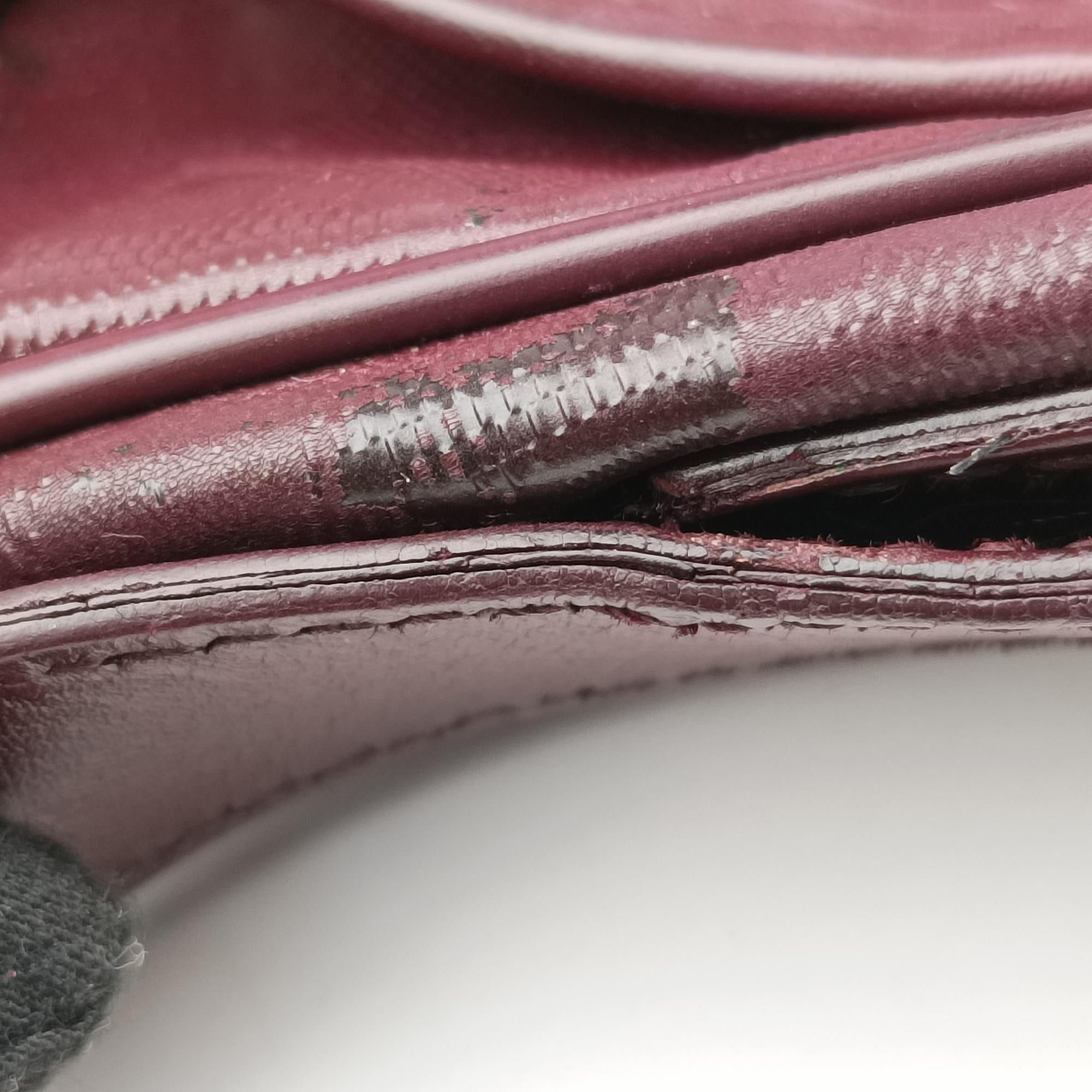 Secondhand Gucci GG Plus Messenger Burgundy PVC coated canvas 201732 shoulderbag | stylenewstar