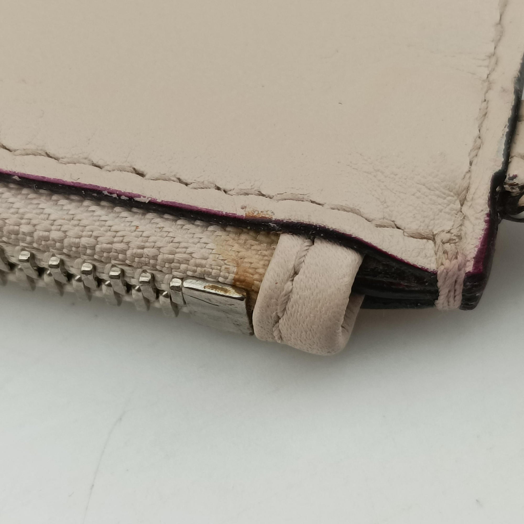 Secondhand Christian Dior Diorissimo Purple×Orange Leather  handbag | stylenewstar