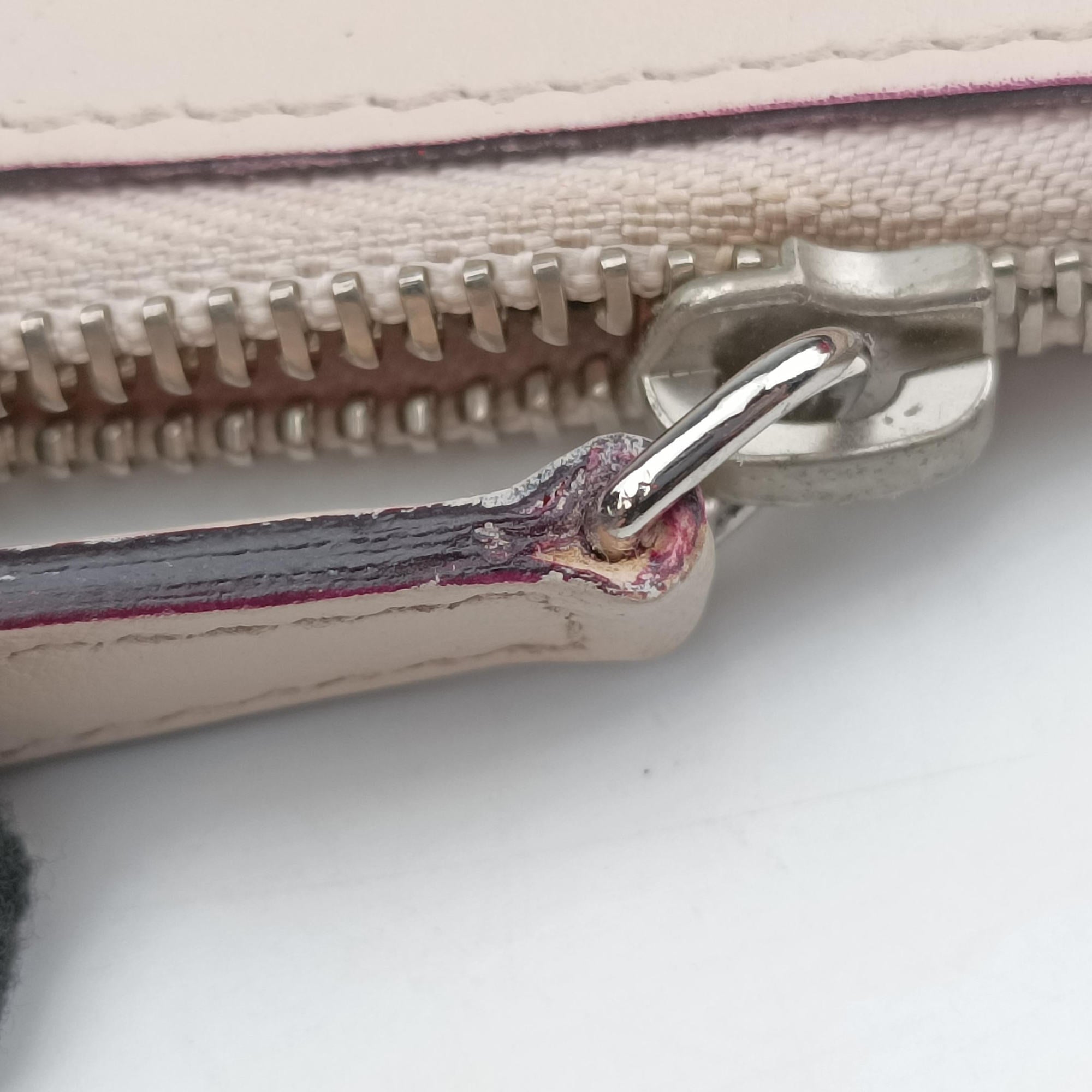 Secondhand Christian Dior Diorissimo Purple×Orange Leather  handbag | stylenewstar