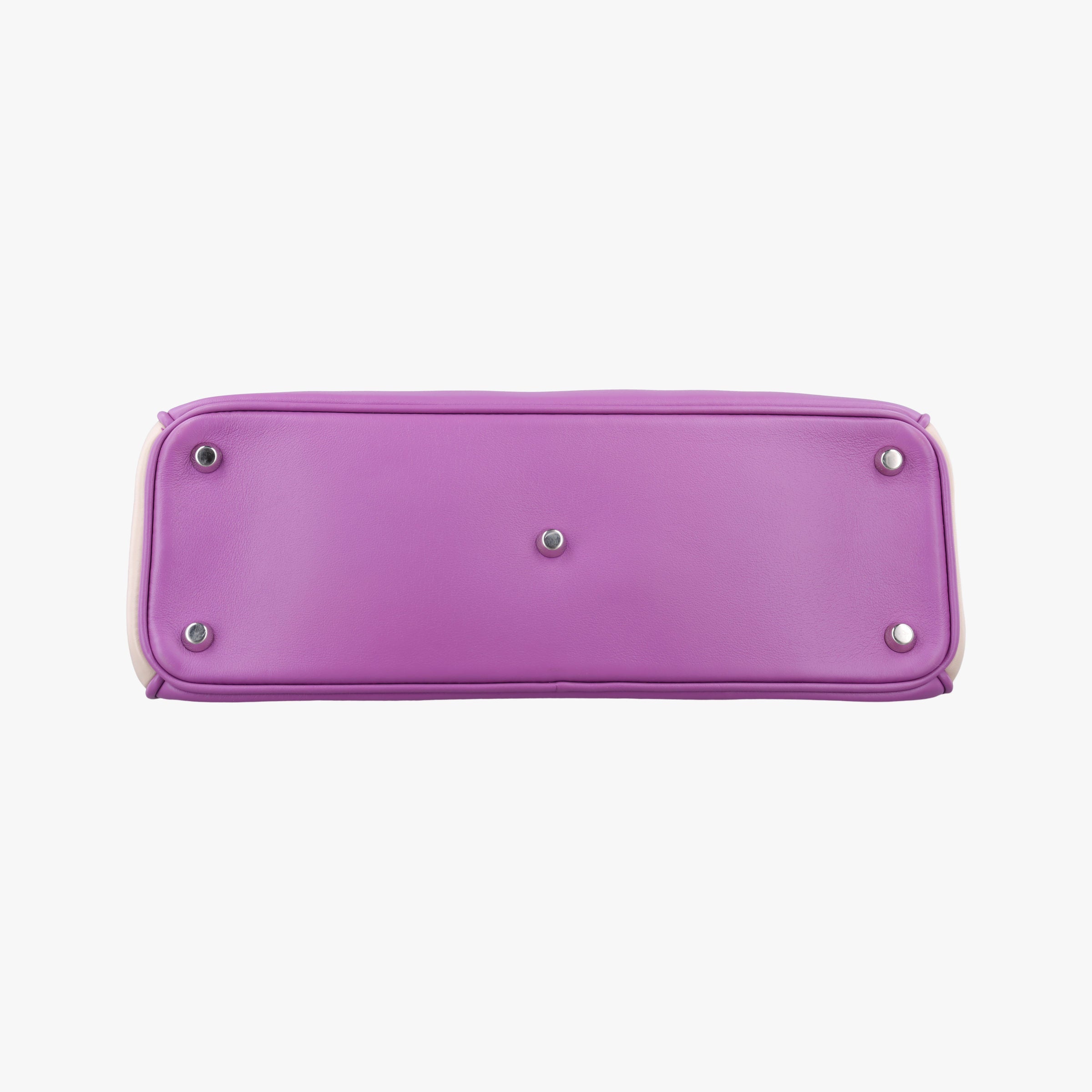 Secondhand Christian Dior Diorissimo Purple×Orange Leather  handbag | stylenewstar