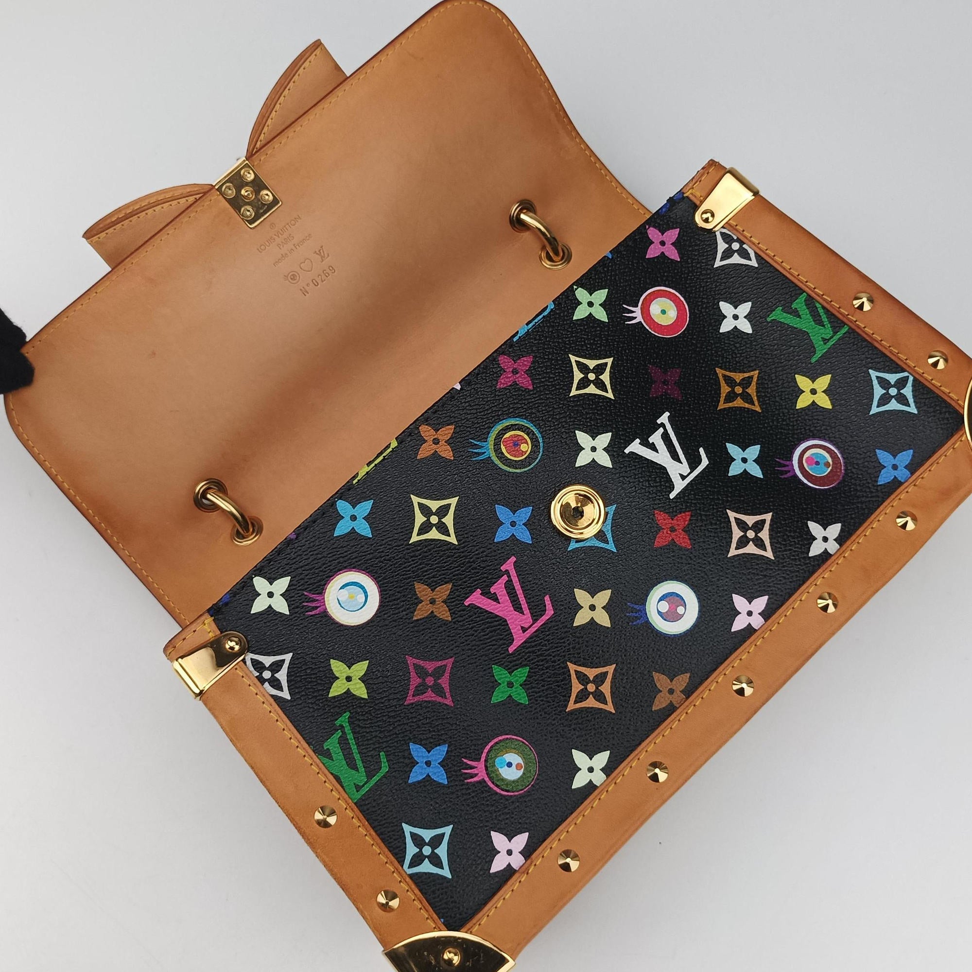 Pre-owned Louis Vuitton Eye need you Noir Monogram Multicolor M92050 shoulderbag | stylenewstar