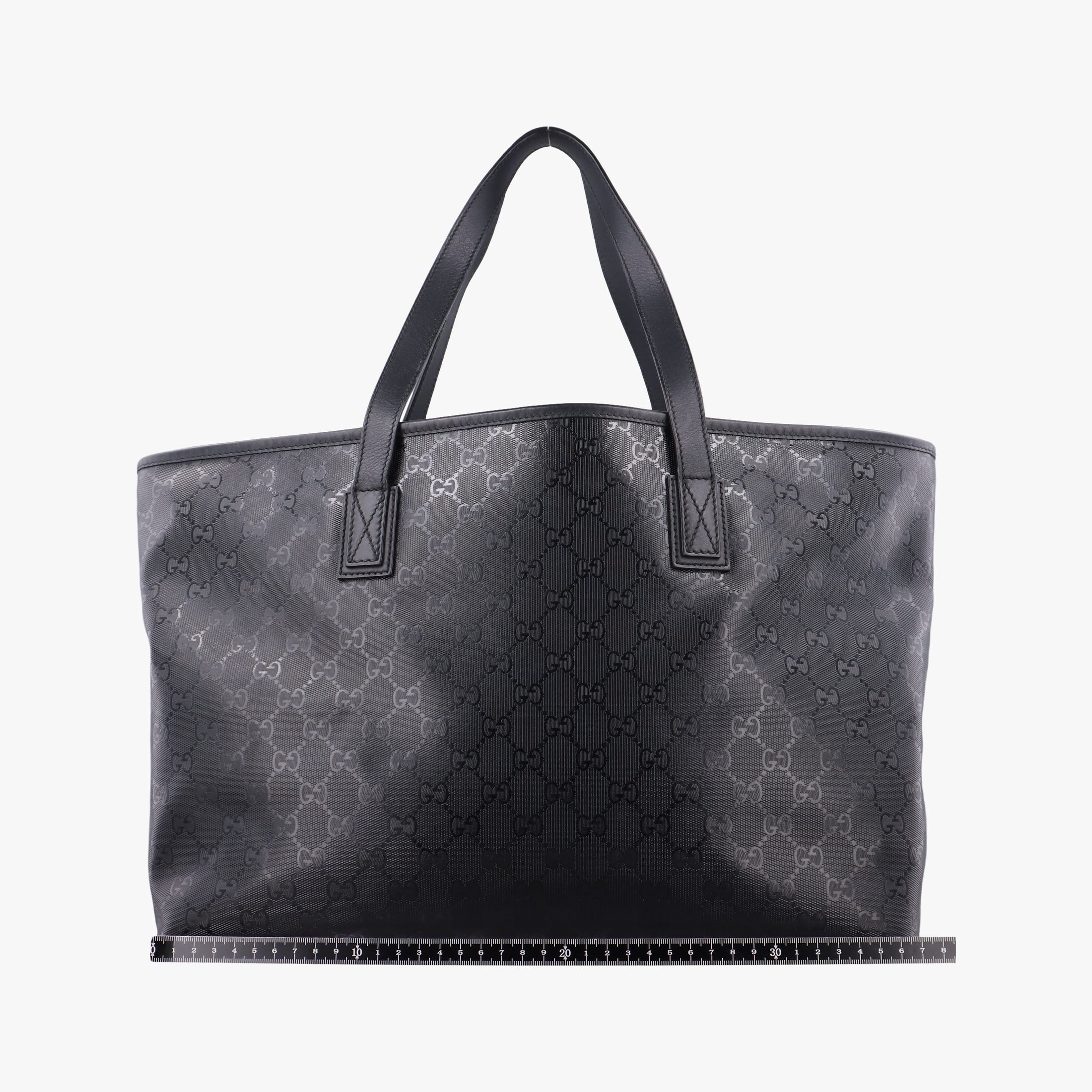 Secondhand Gucci GG Imprime Black PVC coated canvas×Leather 211137 shoulderbag | stylenewstar
