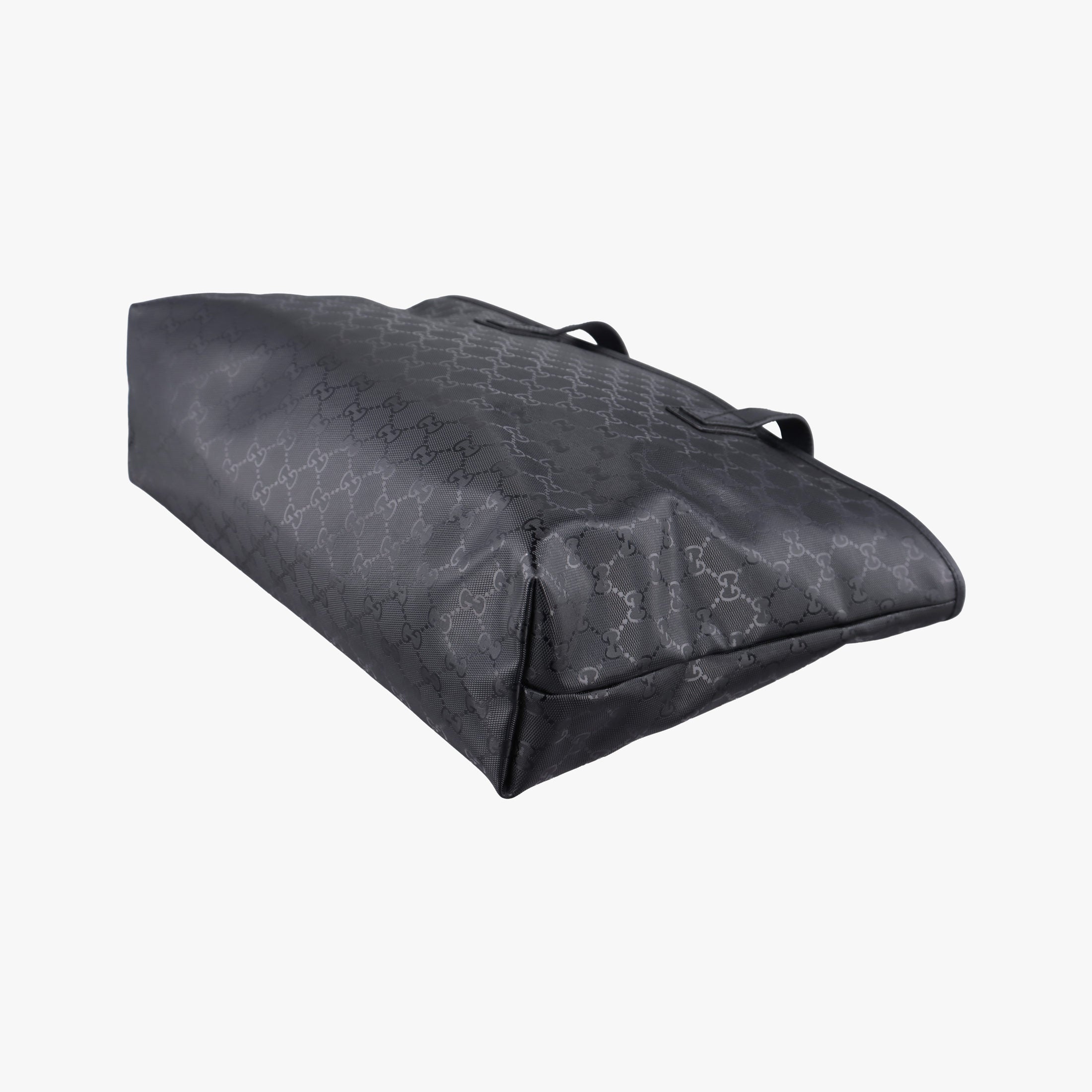 Secondhand Gucci GG Imprime Black PVC coated canvas×Leather 211137 shoulderbag | stylenewstar