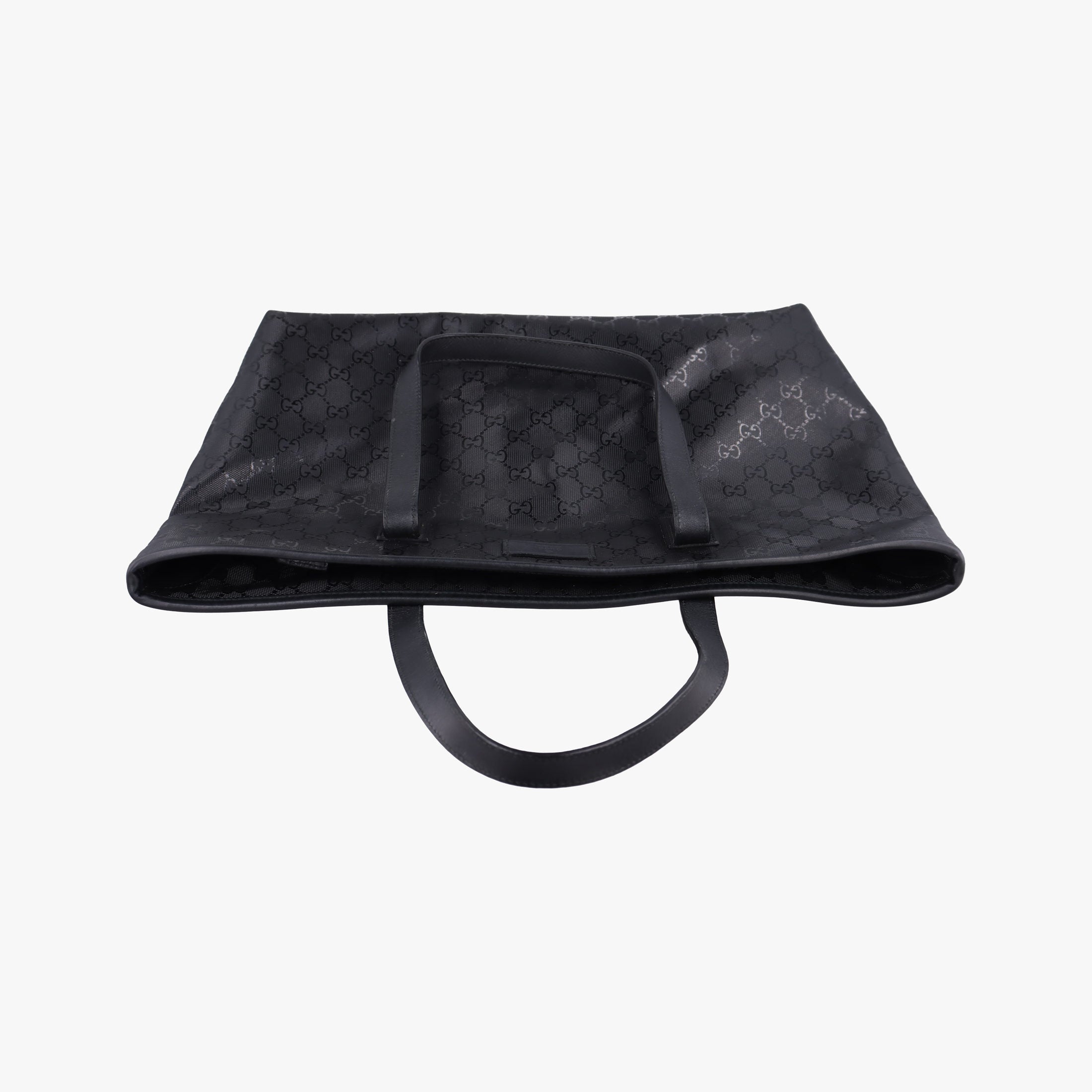 Secondhand Gucci GG Imprime Black PVC coated canvas×Leather 211137 shoulderbag | stylenewstar