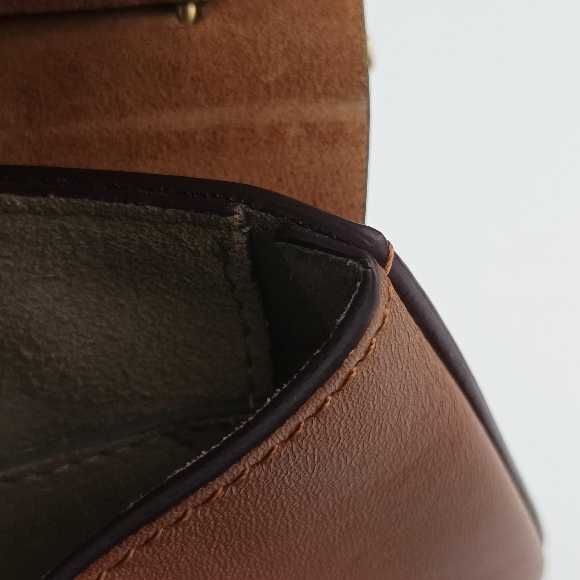 Pre-owned Chloe DREW Brown Leather×suede  shoulderbag | stylenewstar