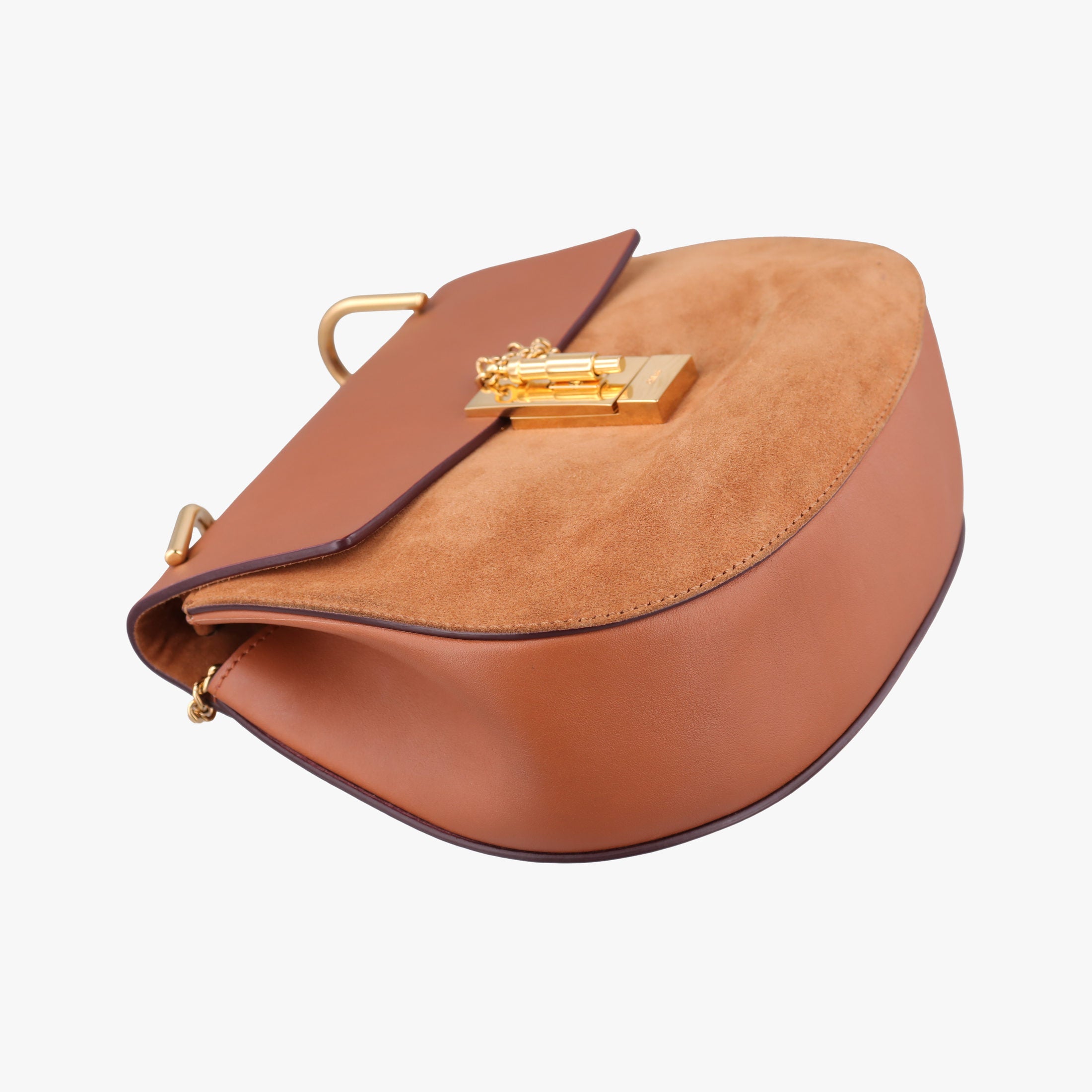 Pre-owned Chloe DREW Brown Leather×suede  shoulderbag | stylenewstar