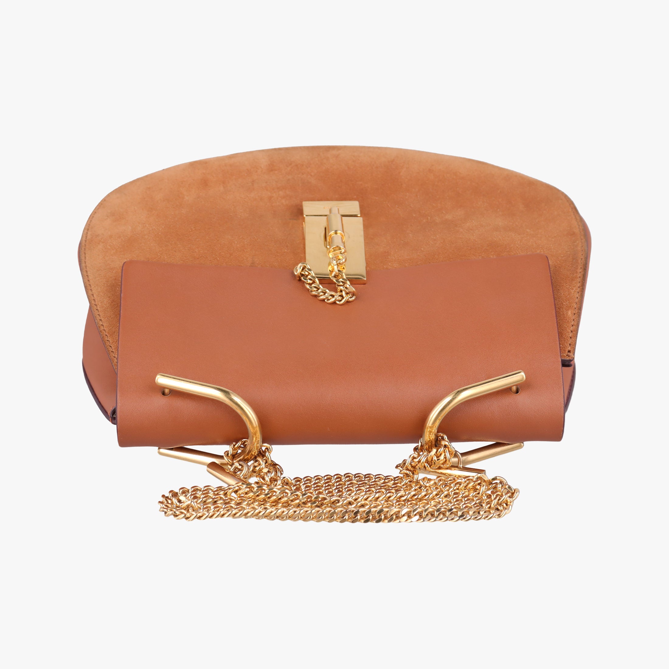 Pre-owned Chloe DREW Brown Leather×suede  shoulderbag | stylenewstar
