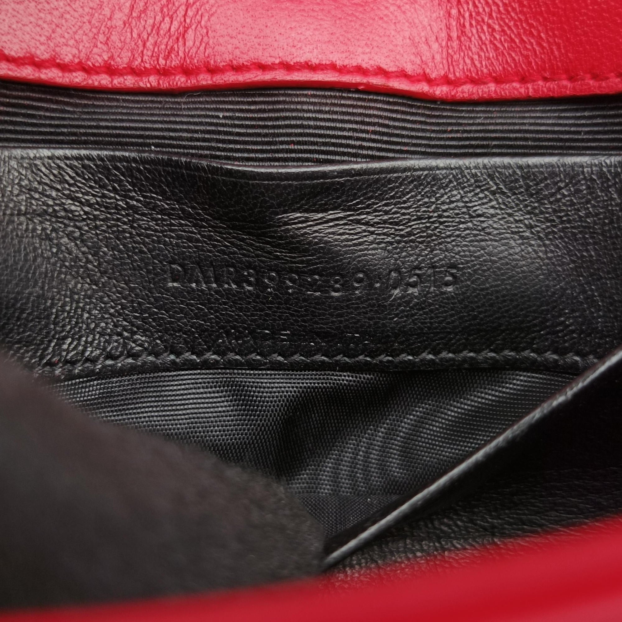 Vintage Yves Saint Laurent Baby Chai Red Leather 399289 shoulderbag | stylenewstar