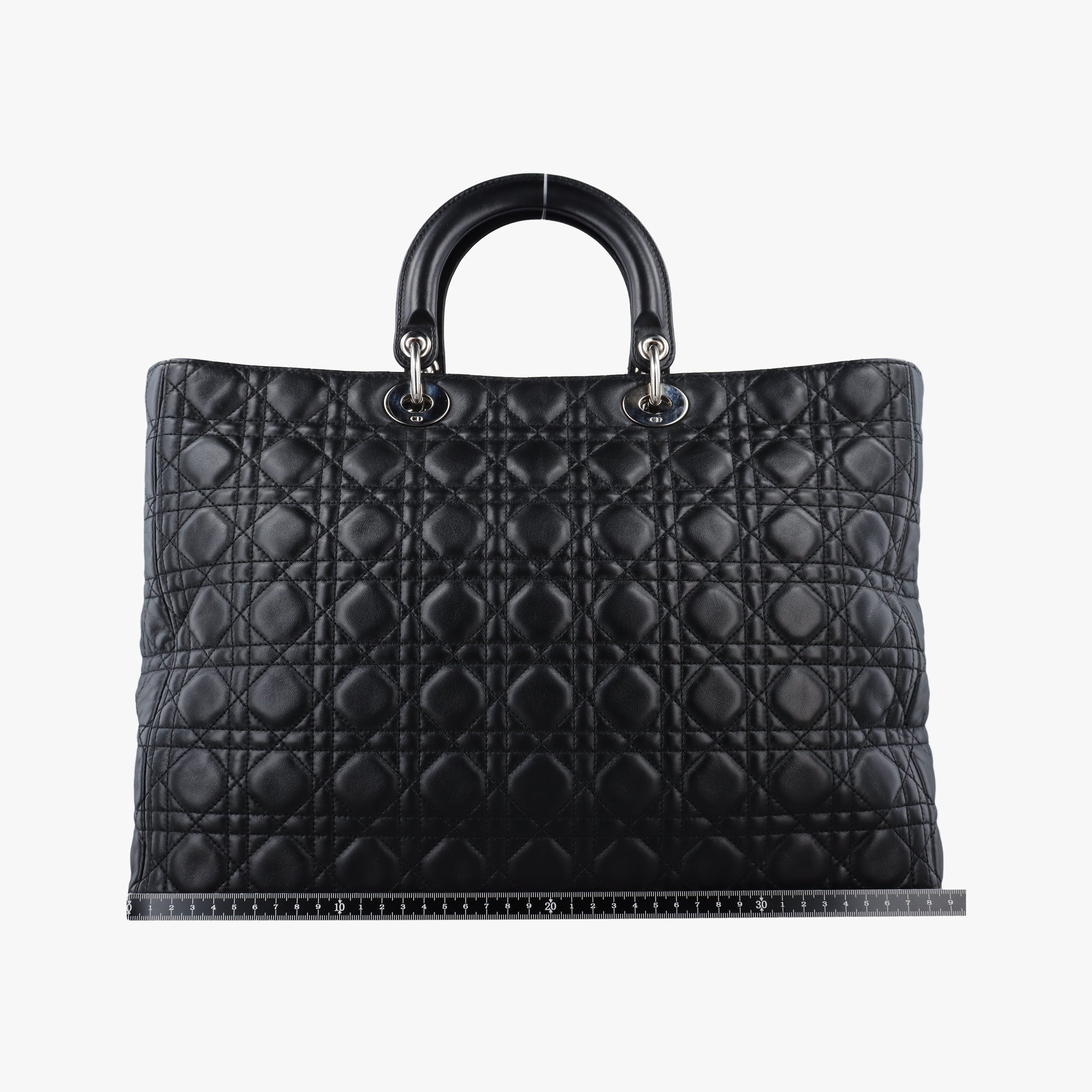 Vintage Christian Dior Lady Dior Black lambskin  handbag | stylenewstar